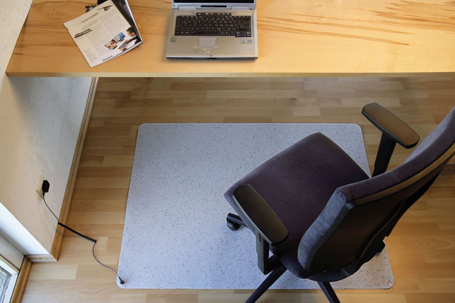 Rollstat® Antistatik-Bodenschutzmatte - 120 x 130 cm, grau