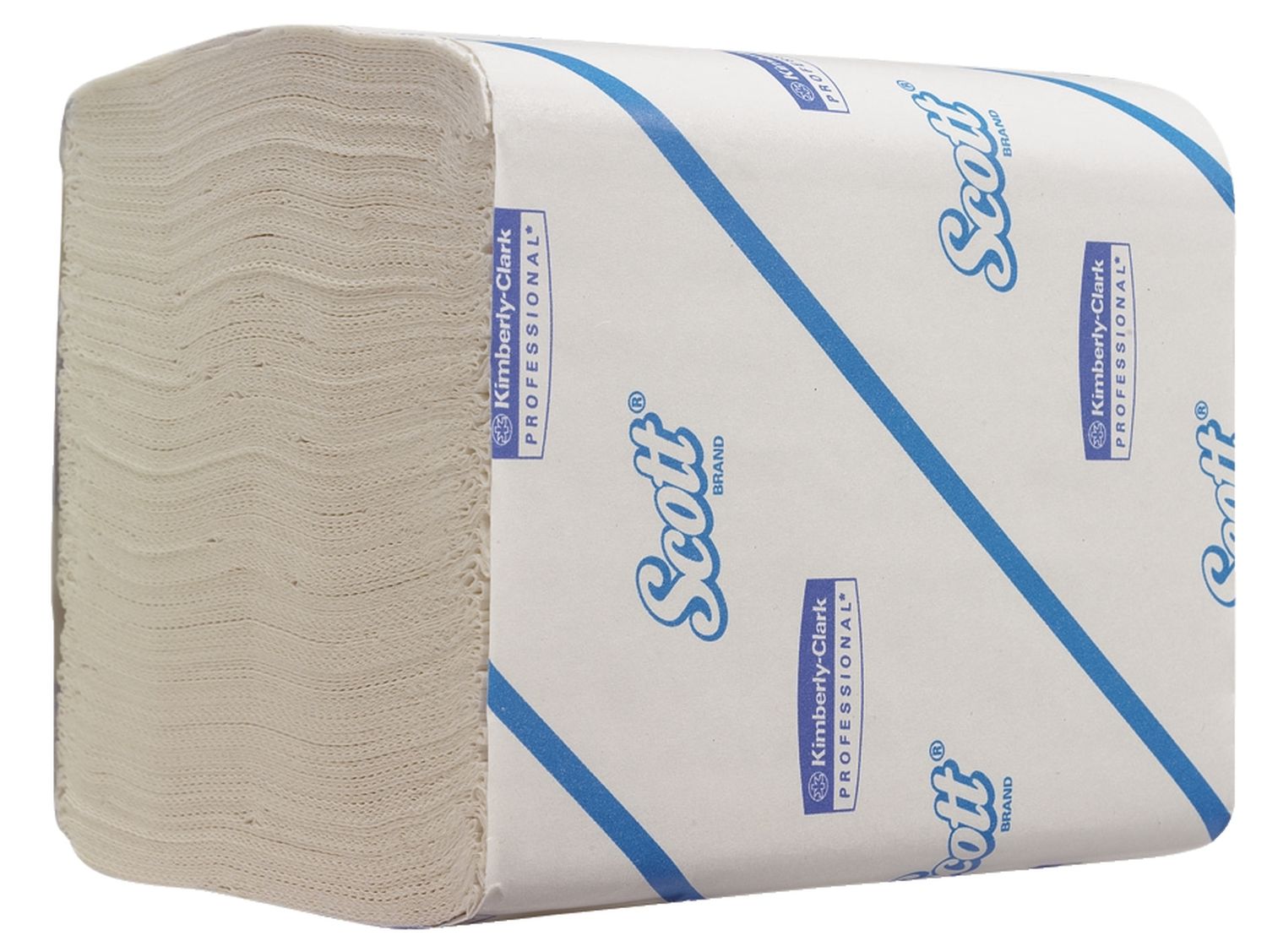 AQUARIUS* Einzelblatt Toilet Tissue 2-lagig - weiß, 220 Einzelblatt pro Pack, passender Spender Modell 6946
