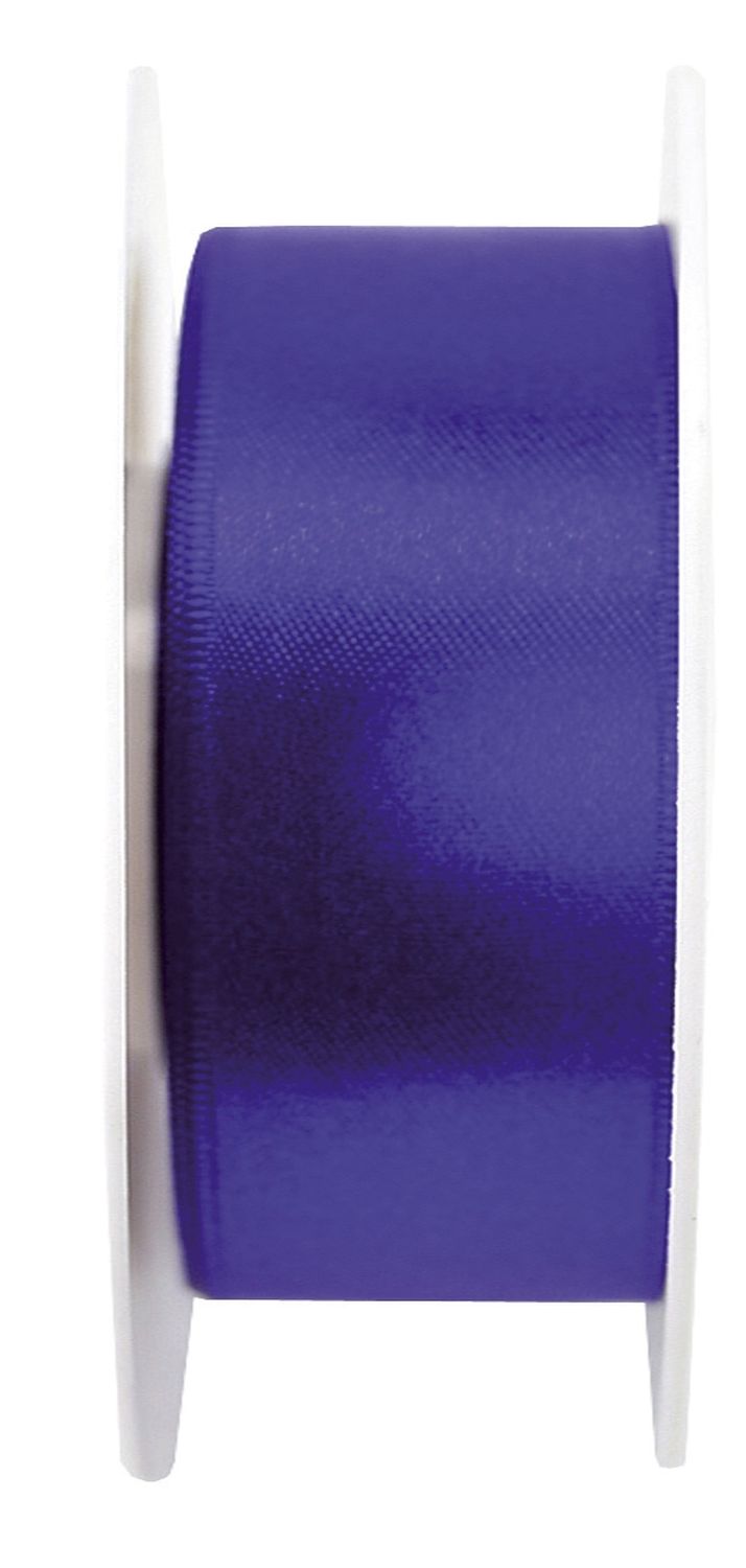 Doppelsatinband - 40 mm x 25 m, ultramarin