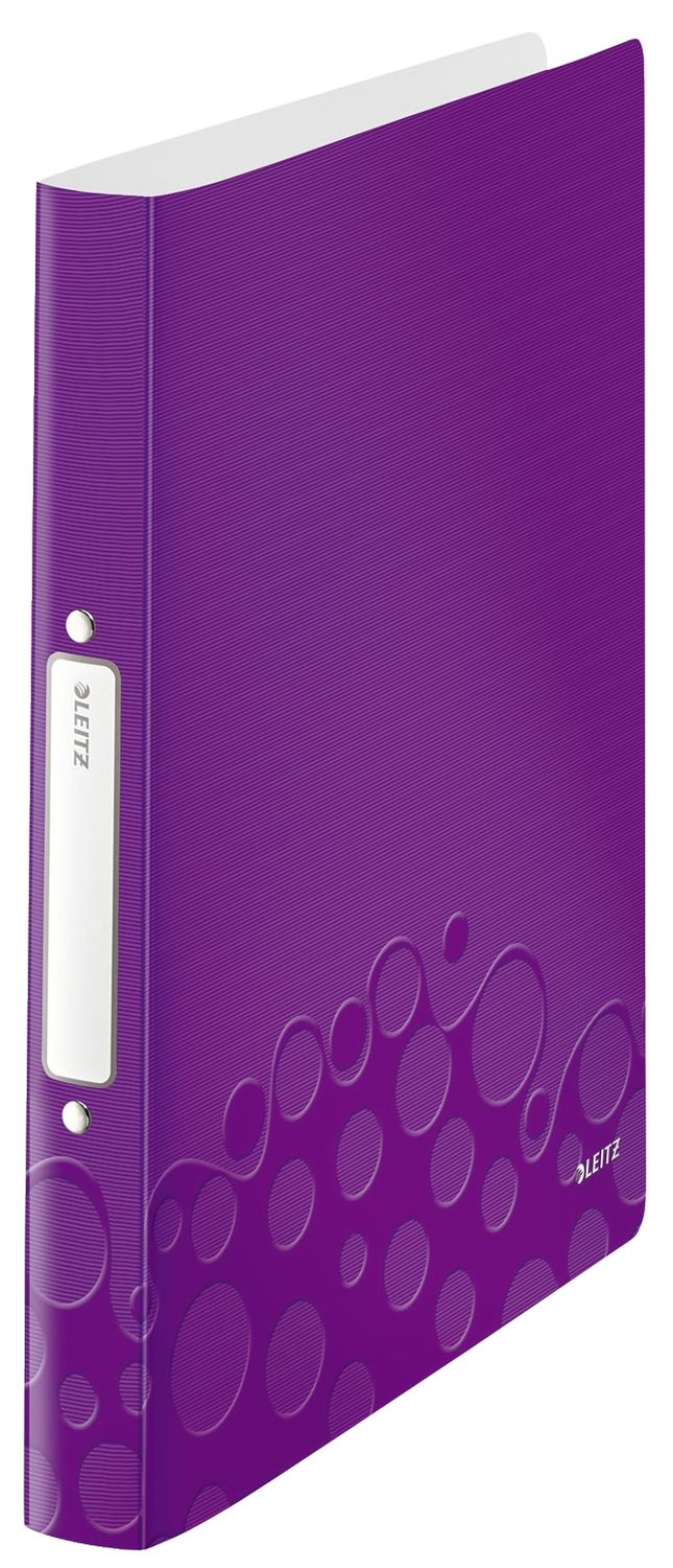 Ringbuch Leitz 4257-00-62, für DIN A4, 2 Ringe, Ring-Ø 25 mm, Rückenbreite 32 mm, violett