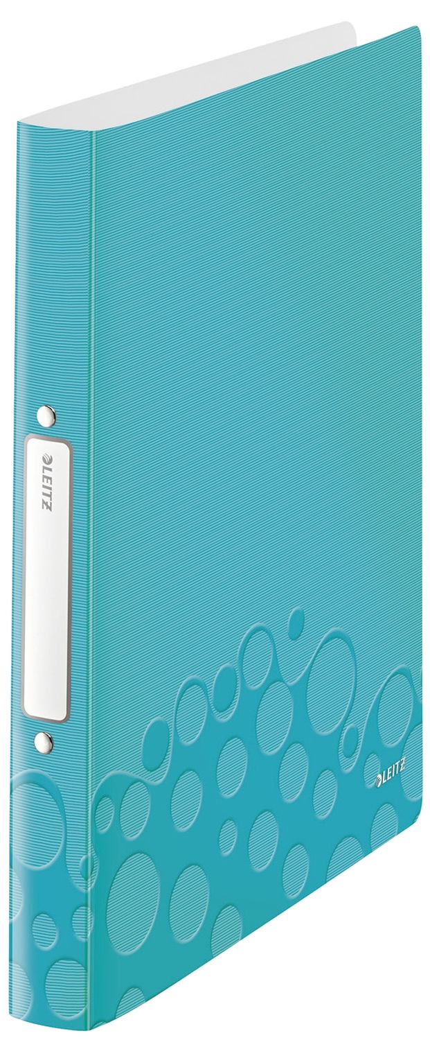 Ringbuch Leitz 4257-00-57, für DIN A4, 2 Ringe, Ring-Ø 25 mm, Rückenbreite 32 mm, eisblau