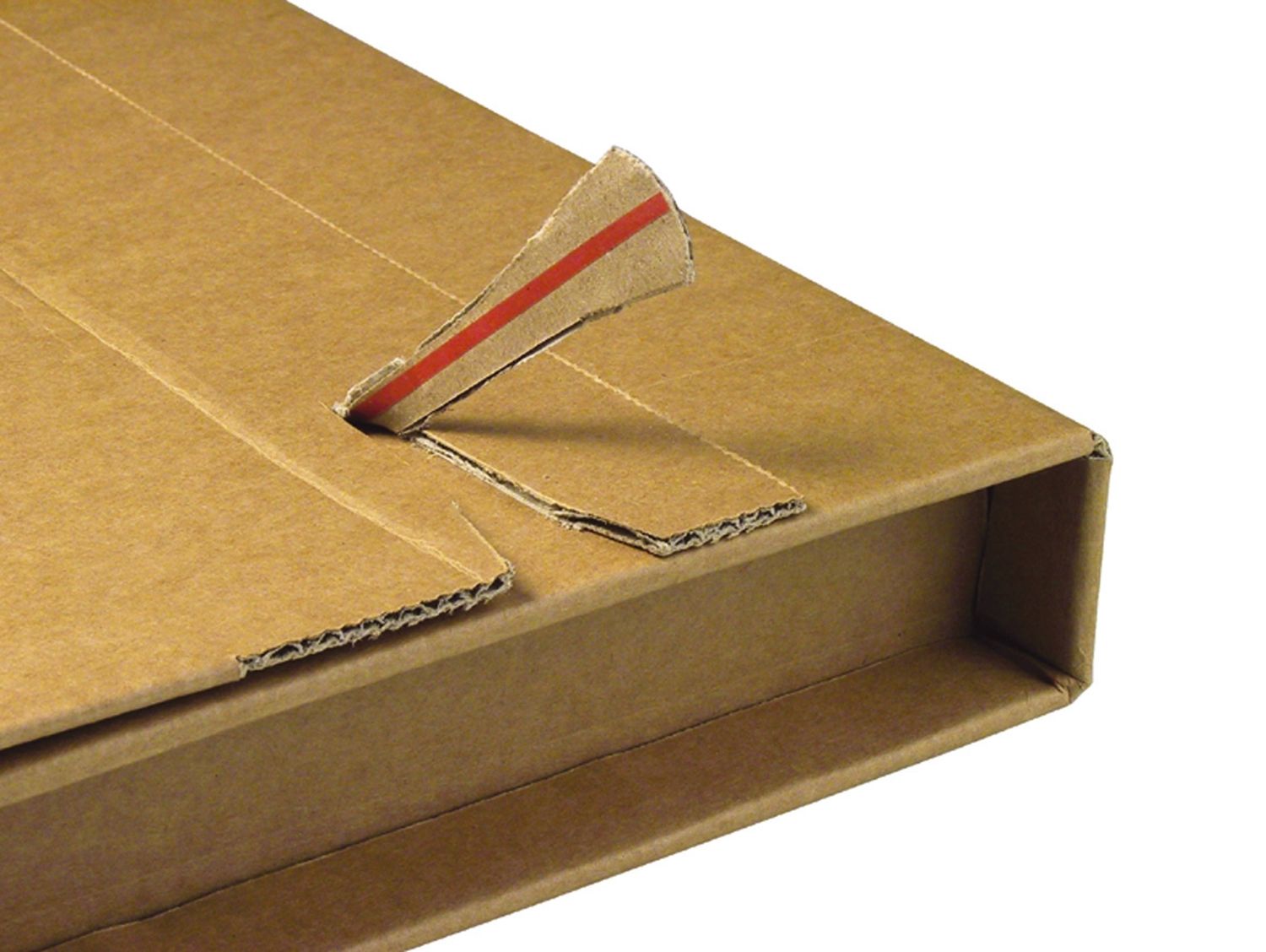 Klassische Versandverpackung zum Wickeln 251x165x60 mm (A5+), braun