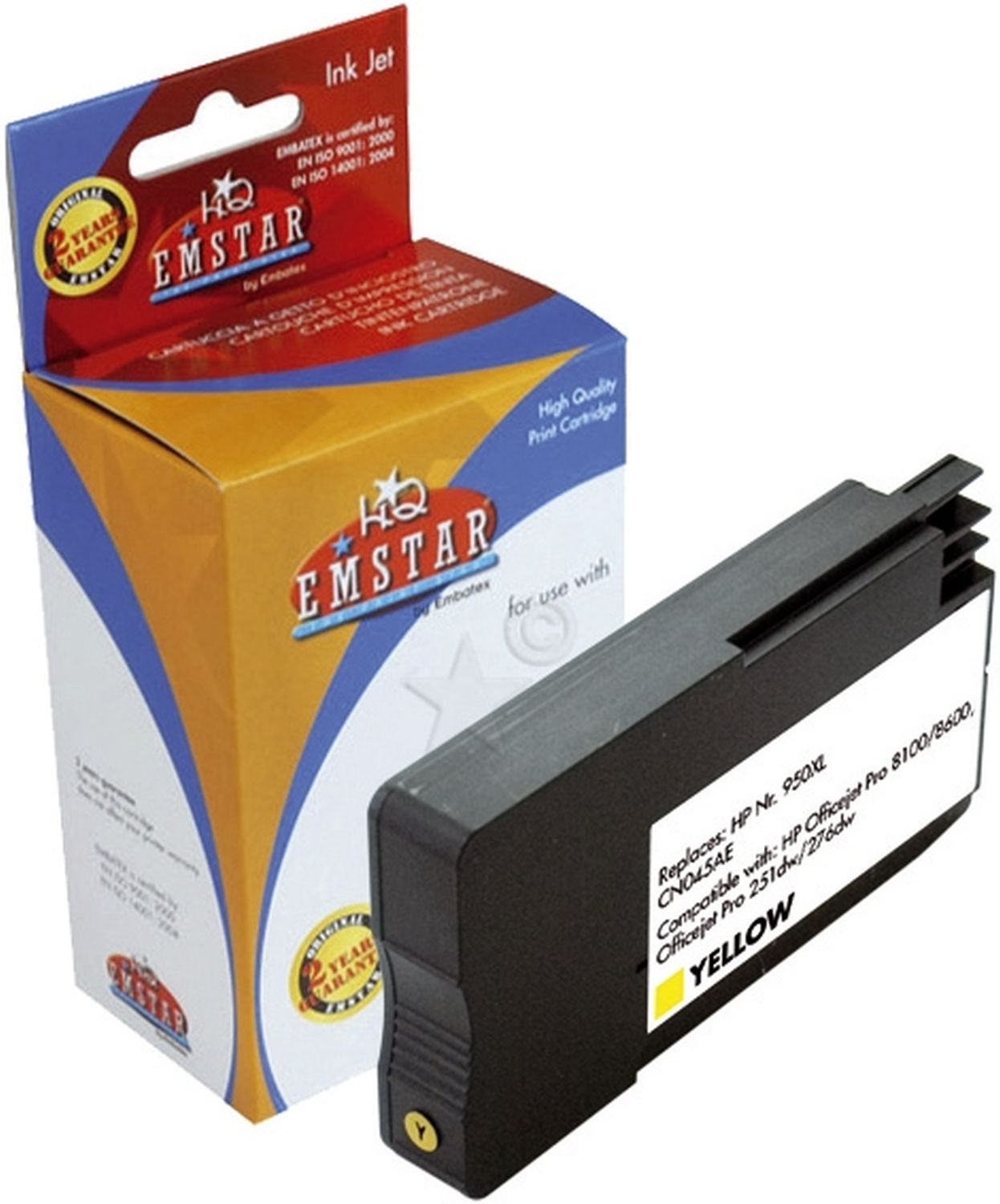 Alternativ Emstar Tintenpatrone gelb (11HPOJ8600YHC,12HPOJ8600YHC/H188,H188)