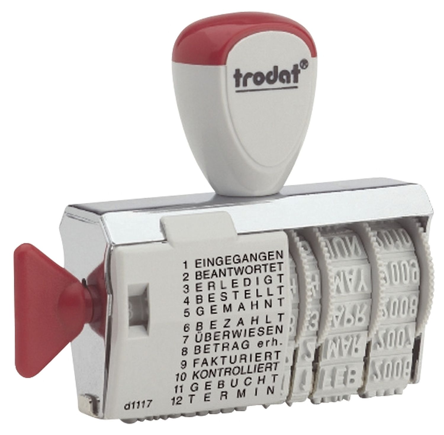 Stempel Wortband mit DatumTrodat 1117 Stempel Wortband mit DatumTrodat 1117