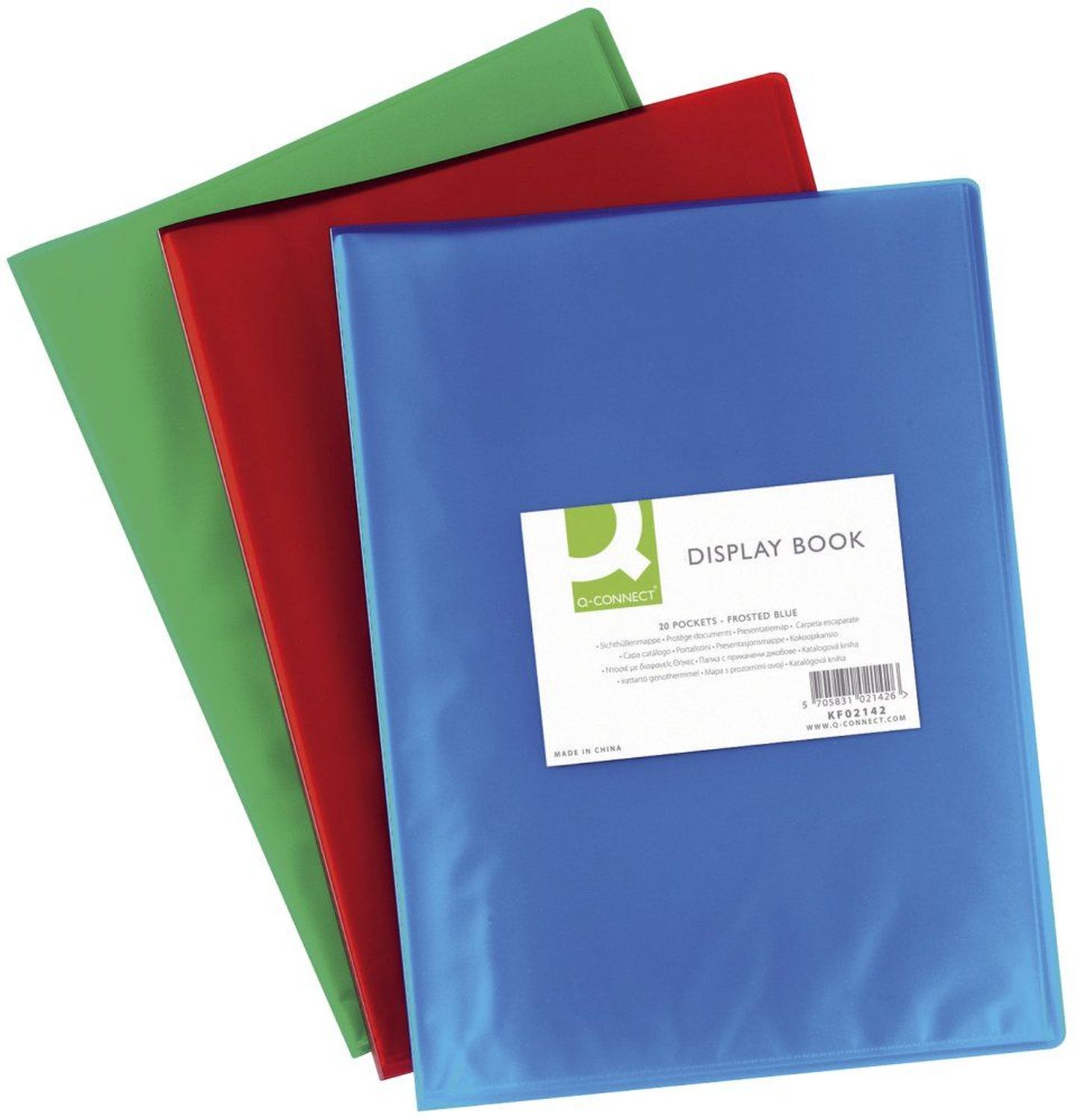 Sichtbuch - 20 Hüllen, PP transluzent, 250 mym, grün Sichtbuch - 20 Hüllen, PP transluzent, 250 mym, grün