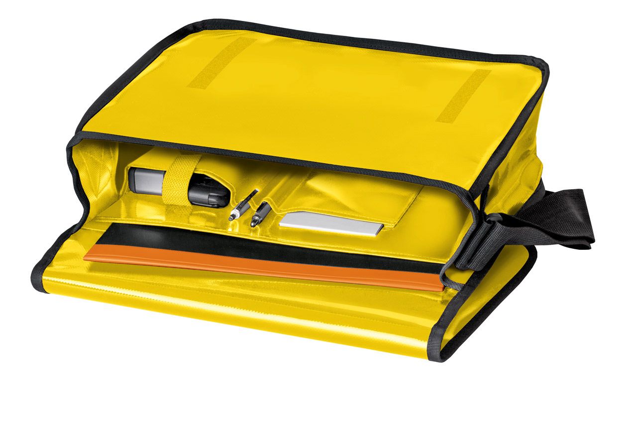 VELOCOLOR® Umhängetasche - 375 x 315 x 110 mm, LKW-Plane, gelb VELOCOLOR® Umhängetasche - 375 x 315 x 110 mm, LKW-Plane, gelb