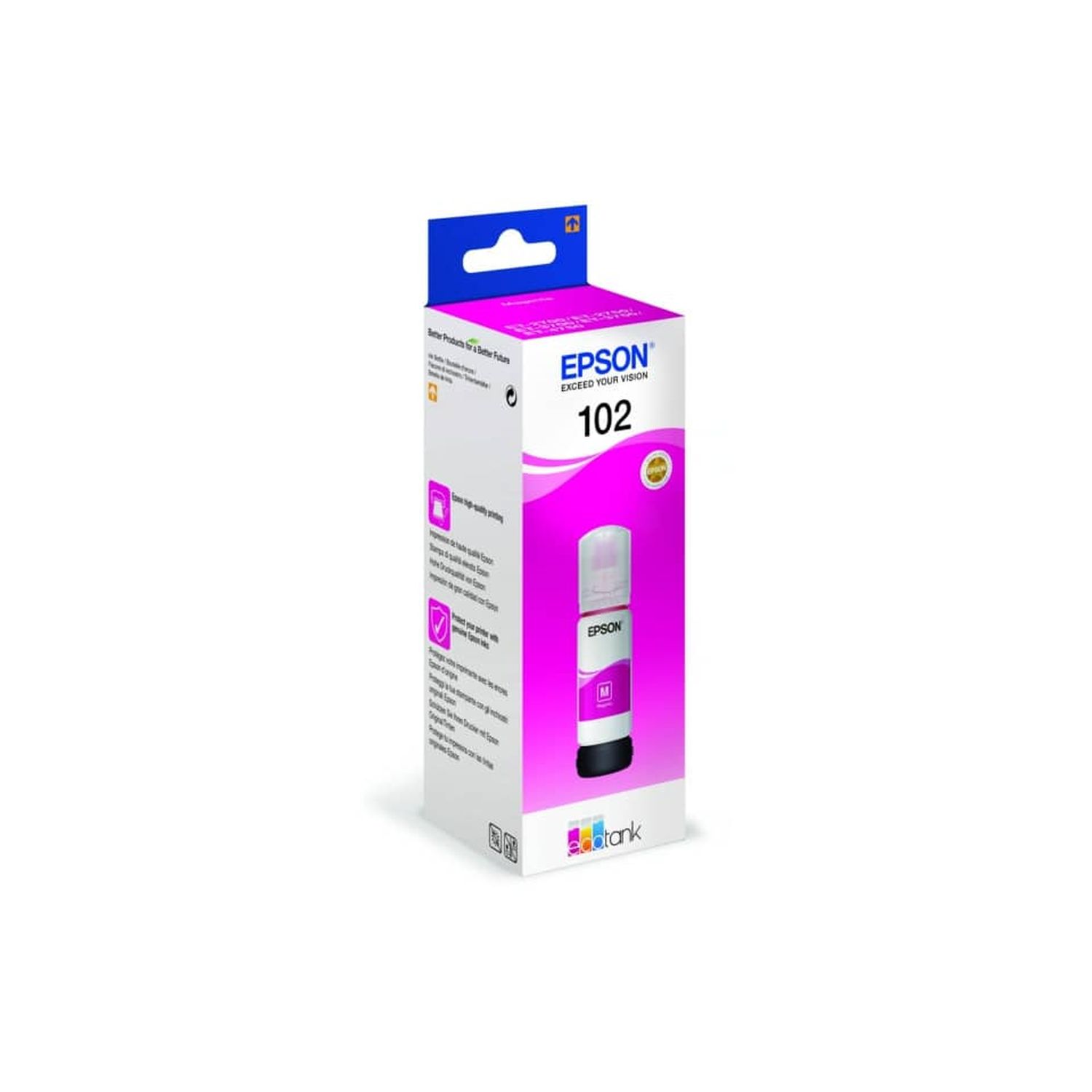 Original Epson Tintenflasche magenta (C13T03R340,102,T03R3,T03R340)