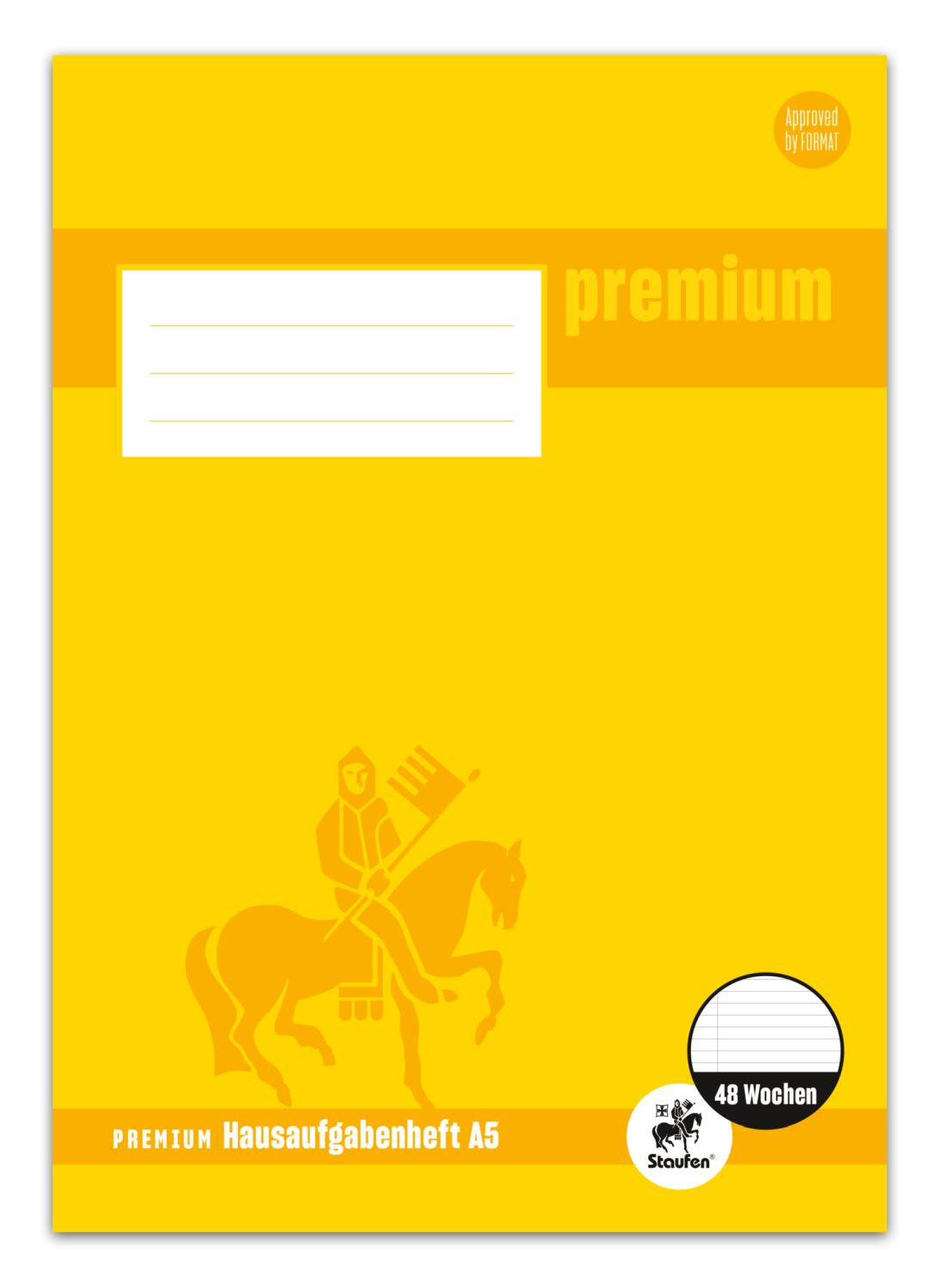 Hausaufgabenheft PREMIUM Academy - A5, 90 g/qm, 48 Blatt Hausaufgabenheft PREMIUM Academy - A5, 90 g/qm, 48 Blatt