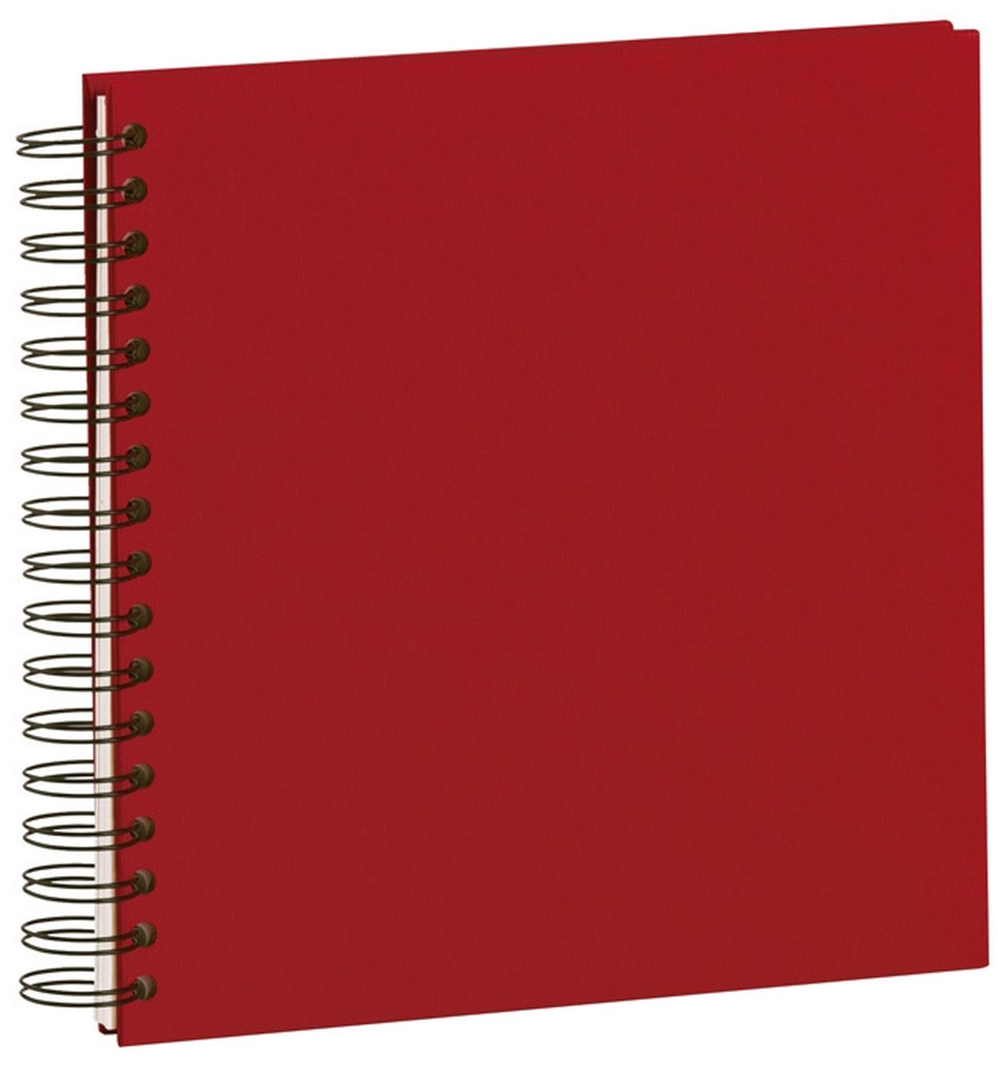 Fotospiralbuch SOHO - 23 x 23 cm, 60 Seiten, rot Fotospiralbuch SOHO - 23 x 23 cm, 60 Seiten, rot