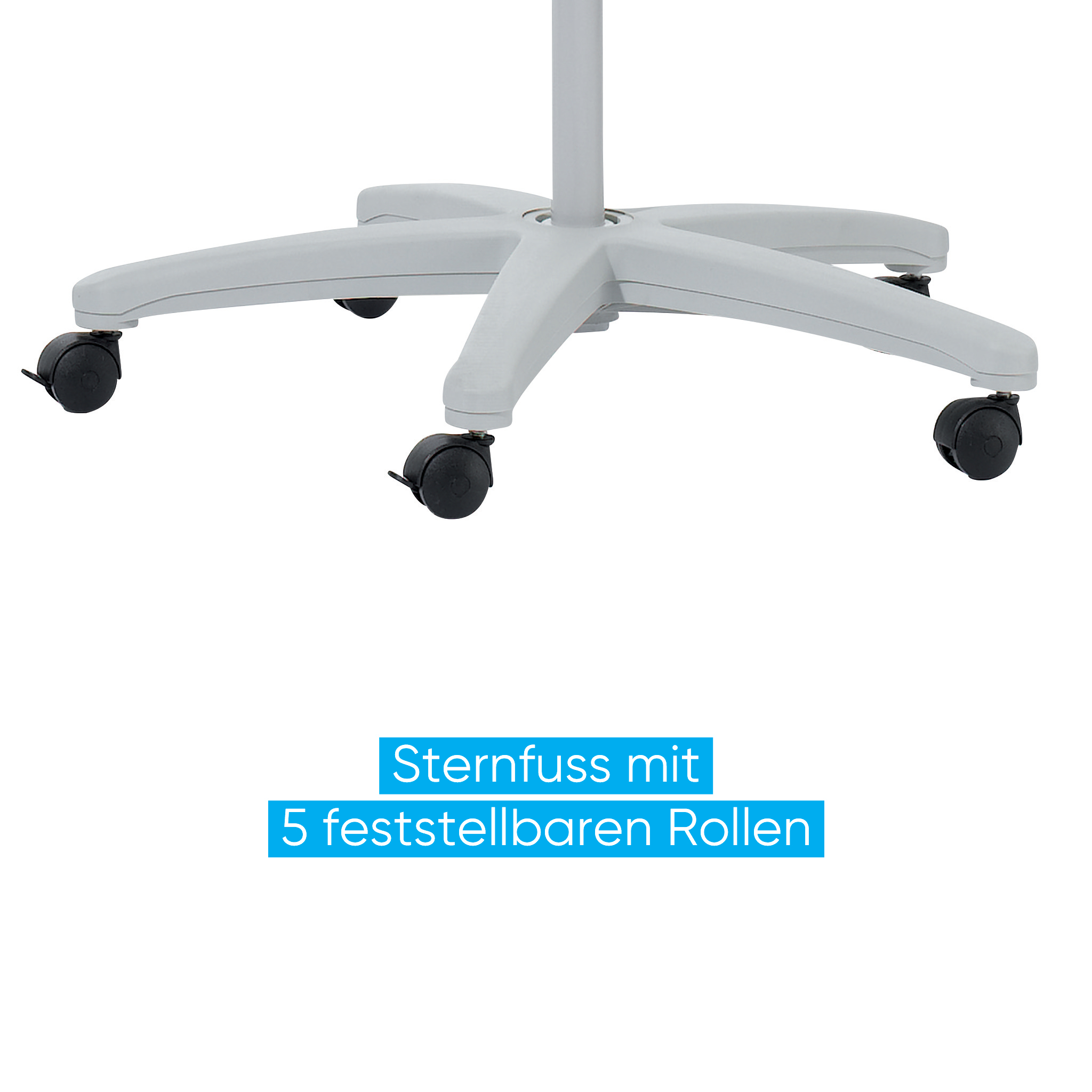 Flipchart Franken U-Act!Line Mobil FC91, Sternfuß mit Rollen, 70 x 100 cm