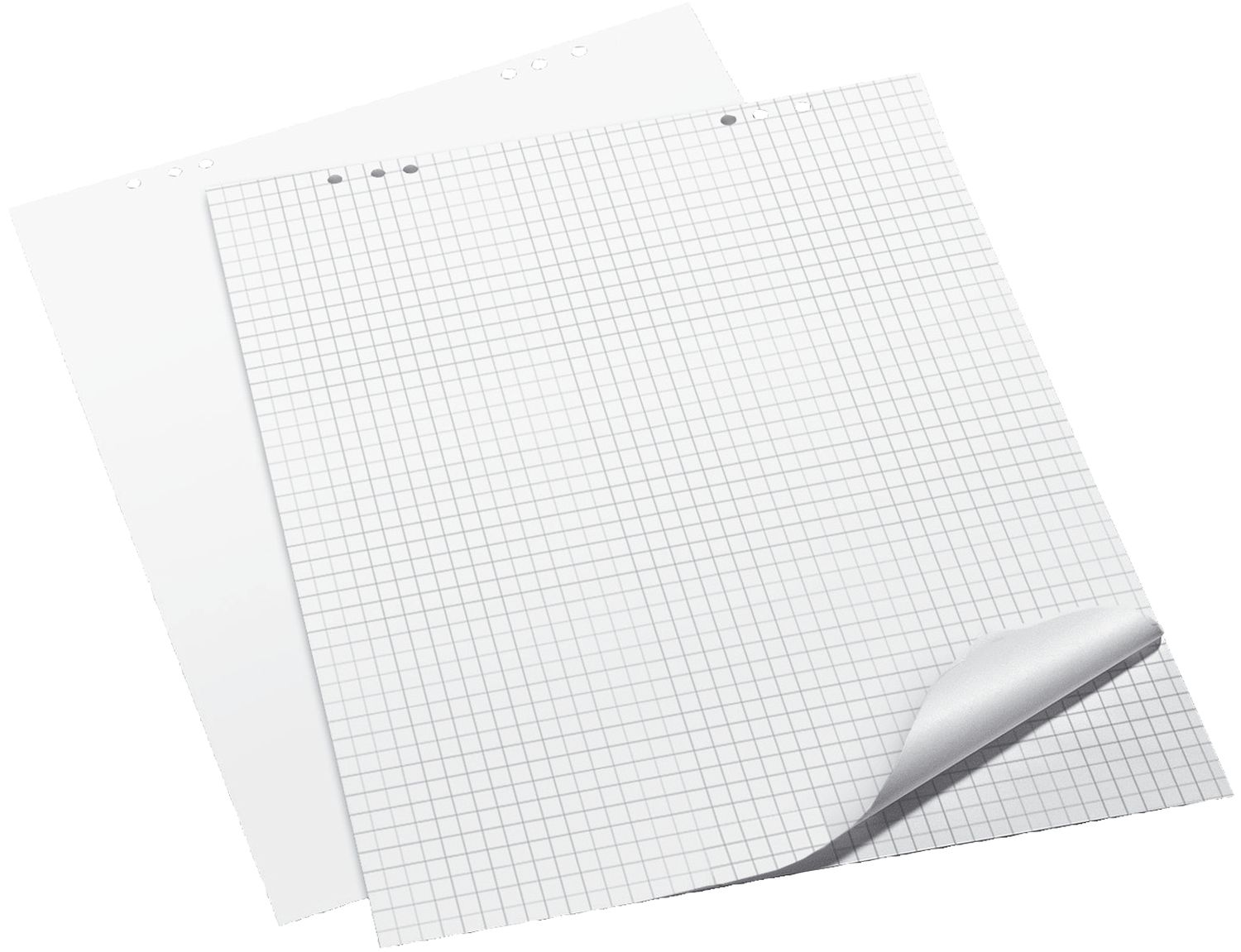 Flipchart-Block - 68 x 99 cm, blanko, 80 g/qm, 20 Blatt Flipchart-Block - 68 x 99 cm, blanko, 80 g/qm, 20 Blatt