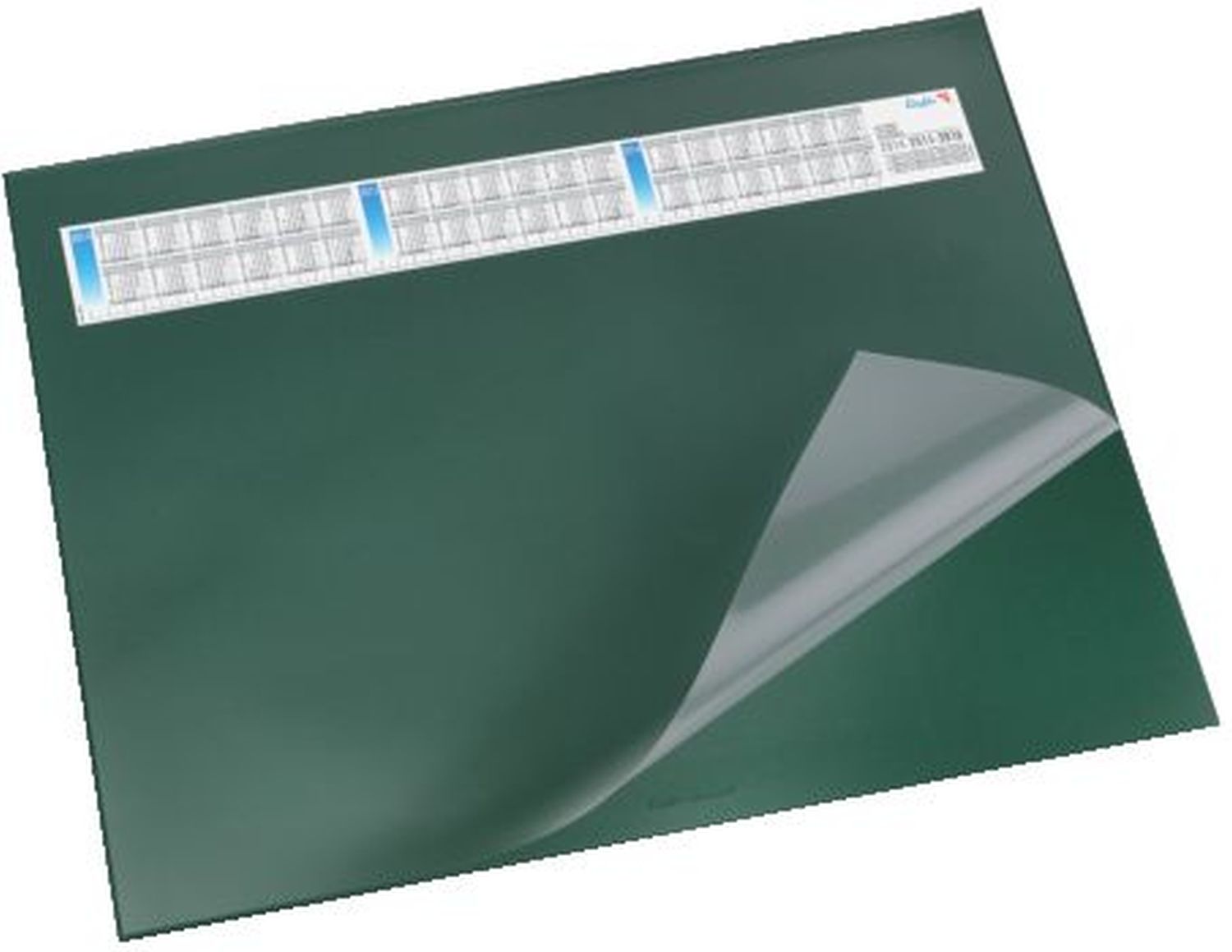 Schreibunterlage DURELLA DS - mit Vollsichtauflage, Kalender, 65 x 52 cm, grün Schreibunterlage DURELLA DS - mit Vollsichtauflage, Kalender, 65 x 52 cm, grün