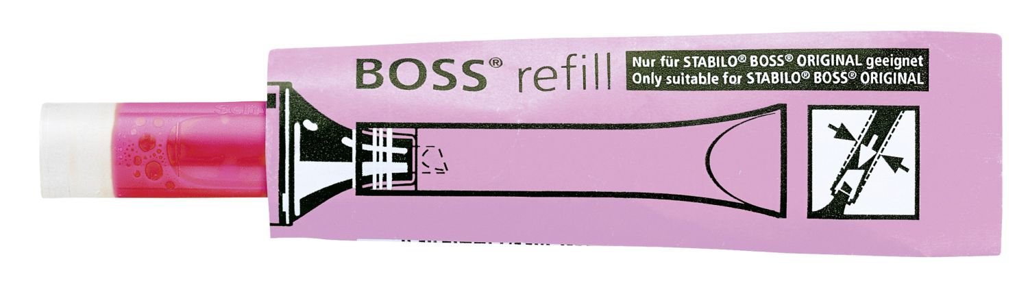 Tinte zum Nachfüllen - BOSS ORIGINAL Refill - pink