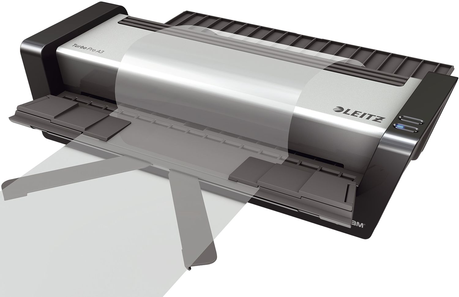 Laminiergerät iLAM Touch Turbo Pro - A3, 80-250mym, silber/schwarz Laminiergerät iLAM Touch Turbo Pro - A3, 80-250mym, silber/schwarz