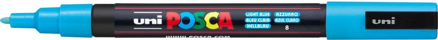 Marker - 0,9 - 1,3 mm, hellblau Marker - 0,9 - 1,3 mm, hellblau