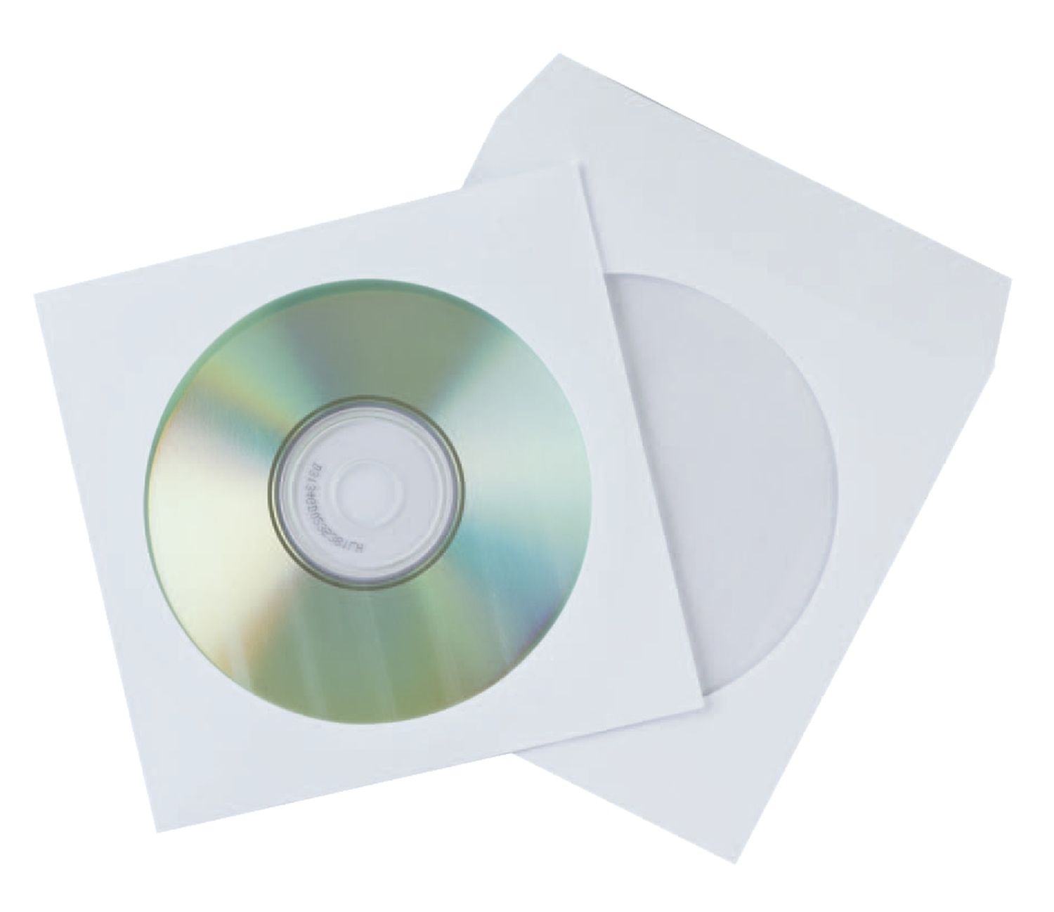 CD-Papierhüllen - weiß