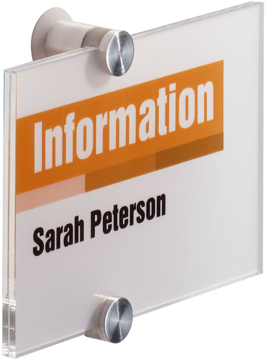 Türschild CRYSTAL SIGN, 148 x 105 mm, transparent Türschild CRYSTAL SIGN, 148 x 105 mm, transparent