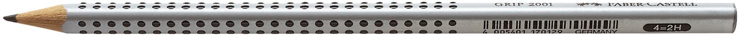 Bleistift GRIP 2001 - 2H, silbergrau Bleistift GRIP 2001 - 2H, silbergrau
