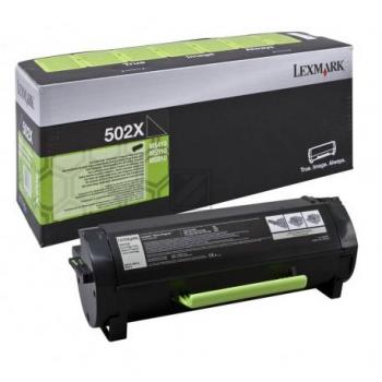 Original Lexmark Toner-Kit schwarz extra High-Capacity return program (0050F2X00,050F2X00,50F2X00,502X,NO502X)