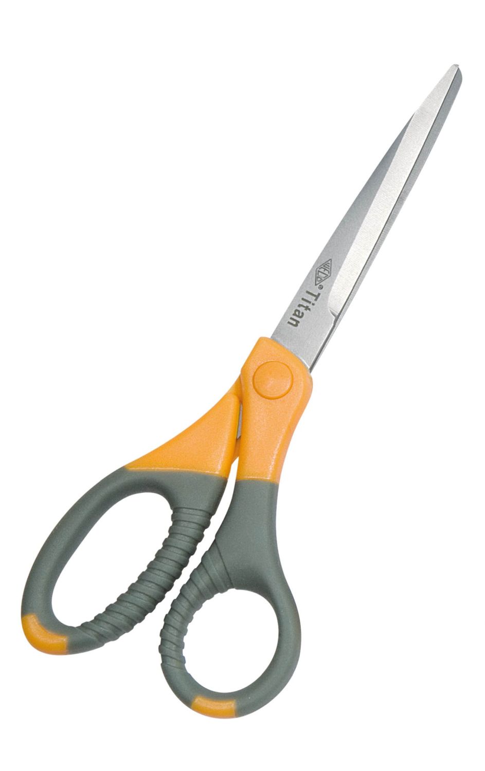 Schere Edelstahl 7 Zoll graugelb 18,0 cm Titan Plus