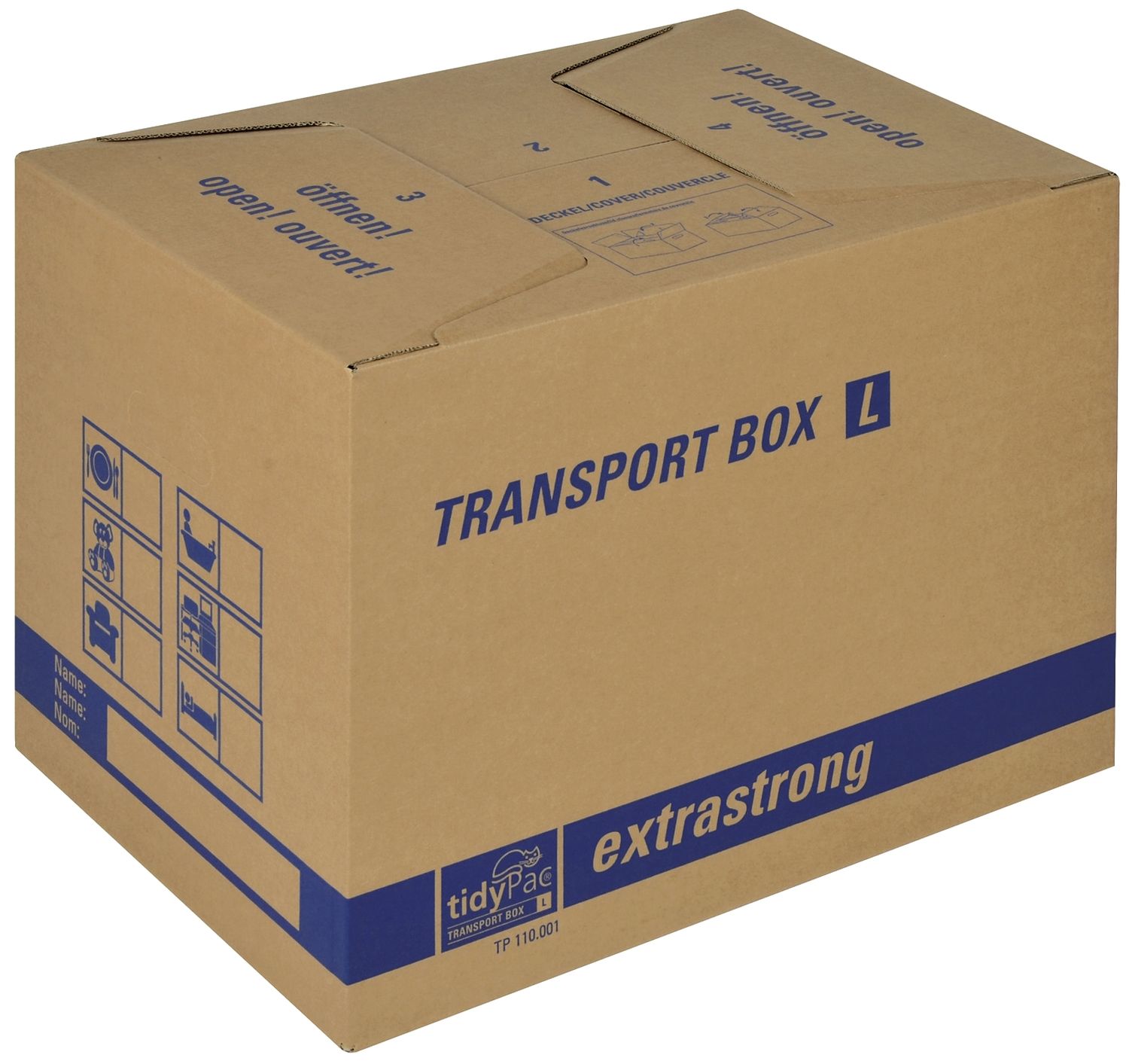 Transportboxen 500x350x355 mm, braun