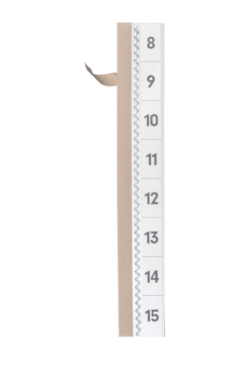Selbstklebe-Vollsichtreiter TABFIX®, 200 x 10 mm, 2-zeilig, transparent, 5 Stück Selbstklebe-Vollsichtreiter TABFIX®, 200 x 10 mm, 2-zeilig, transparent, 5 Stück