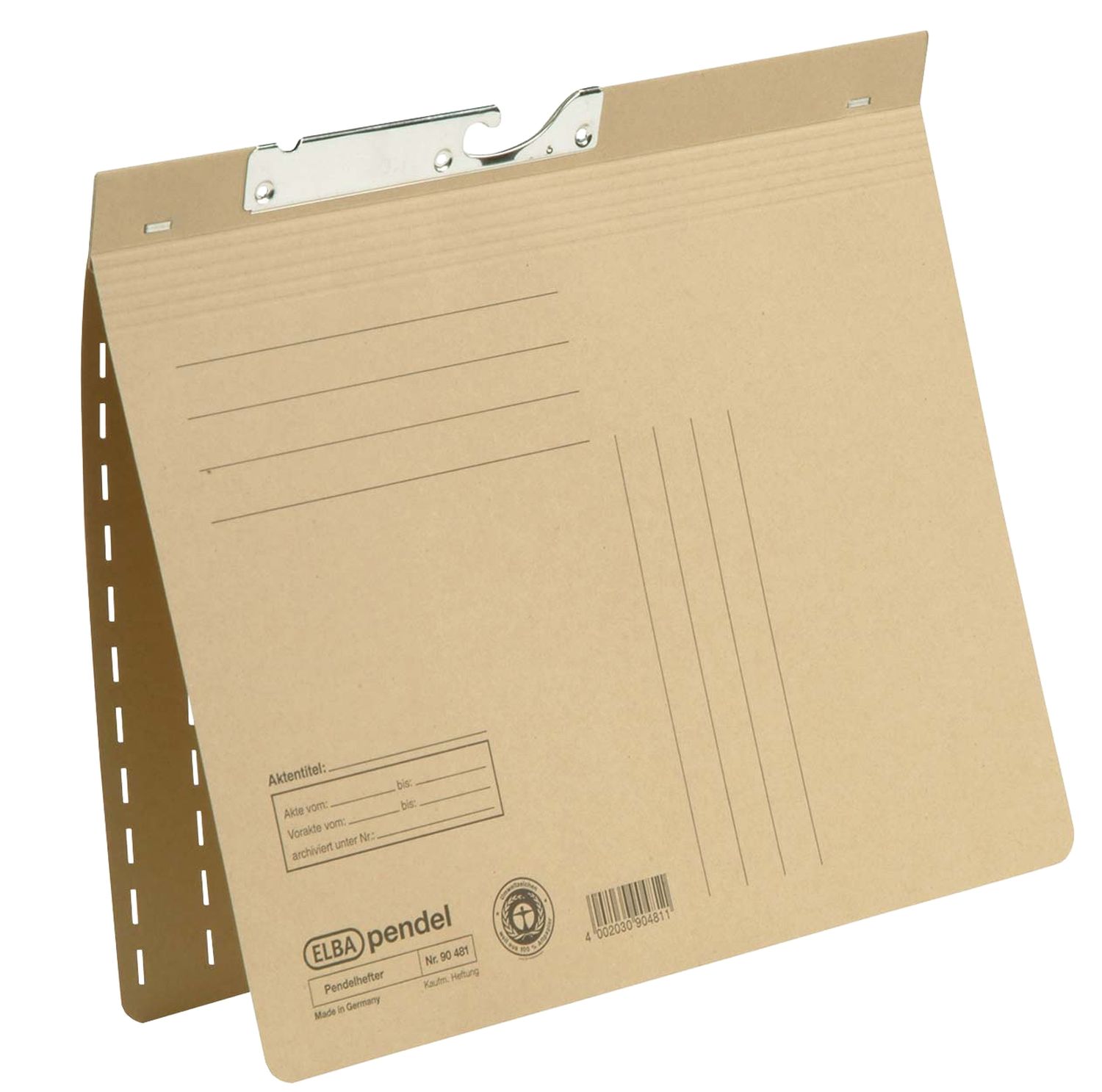 Pendelhefter - kfm. Heftung, Natronkarton (RC), A4, naturbraun Pendelhefter - kfm. Heftung, Natronkarton (RC), A4, naturbraun