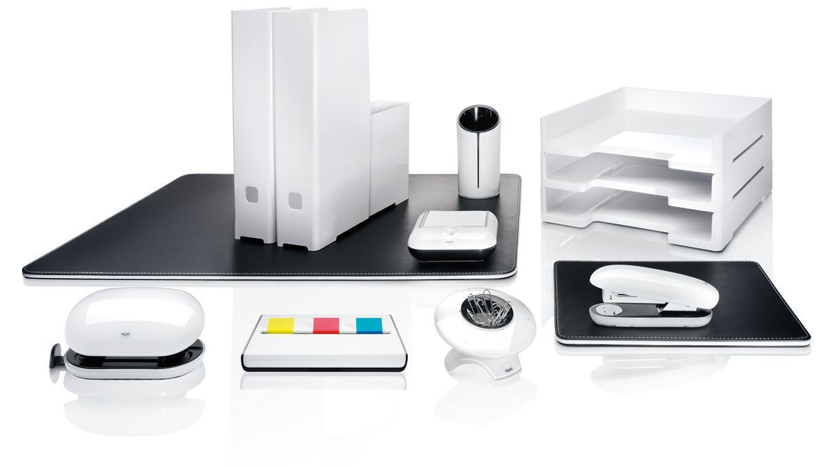 Schreibunterlage Eyestyle - Lederimitat, white Schreibunterlage Eyestyle - Lederimitat, white