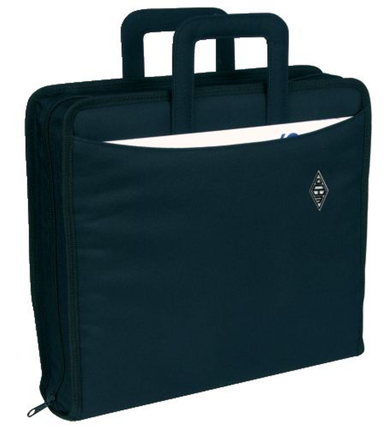 Ordnertasche - A4-Ordner bis 75 mm Rücken, schwarz, Polyester Ordnertasche - A4-Ordner bis 75 mm Rücken, schwarz, Polyester