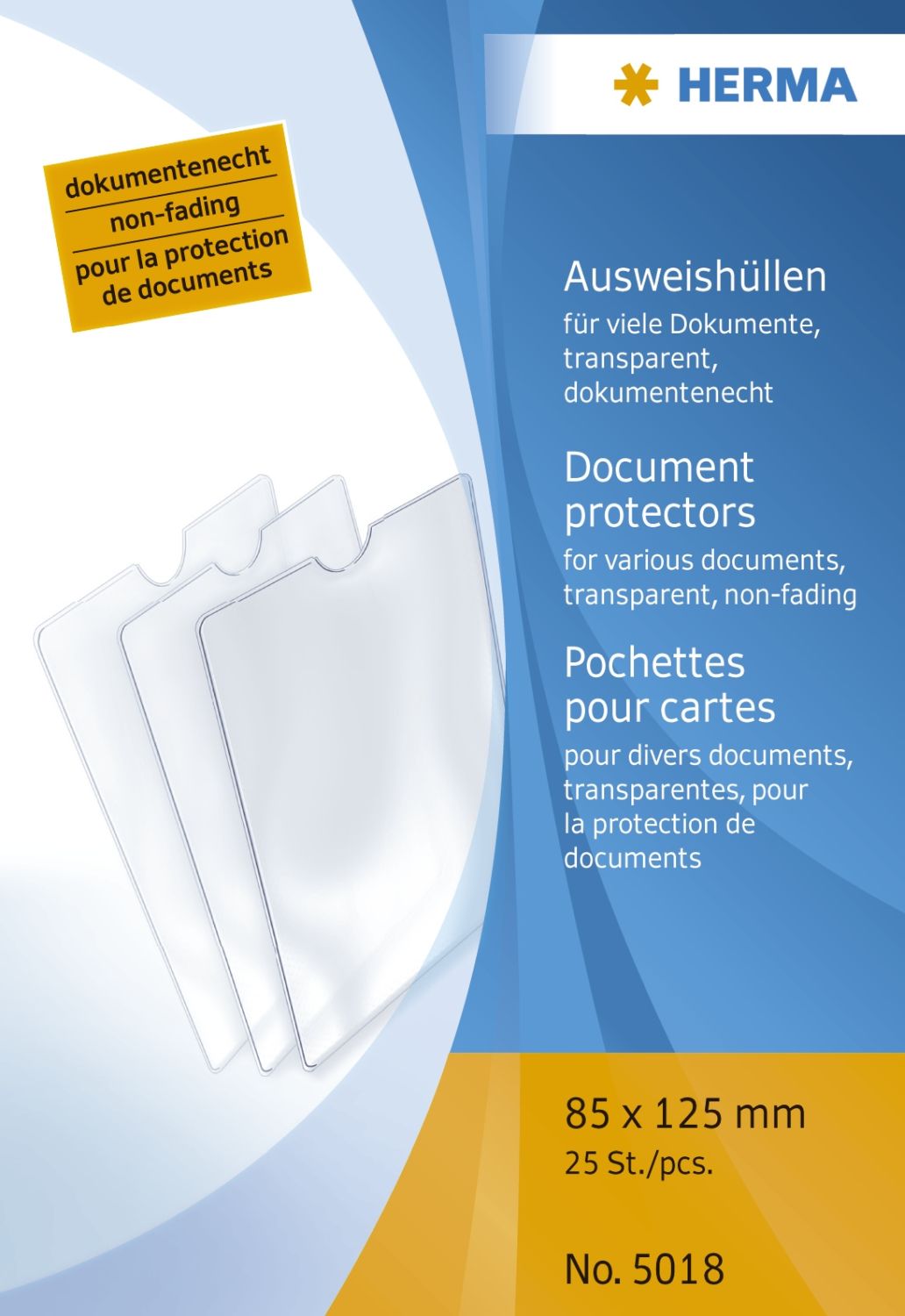 5018 Ausweishüllen - 85x125 mm , geprägt, dokumentenecht 5018 Ausweishüllen - 85x125 mm , geprägt, dokumentenecht