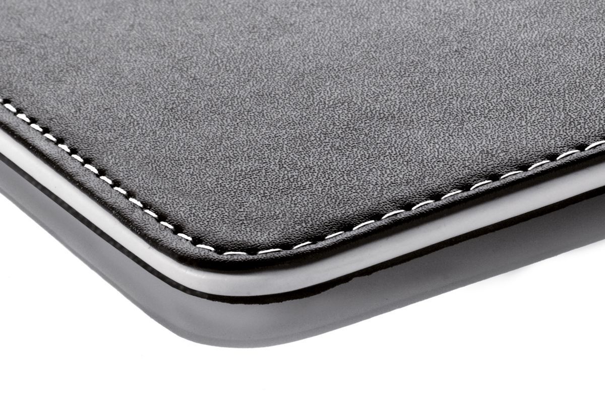 Mousepad Eyestyle - Lederimitat, white Mousepad Eyestyle - Lederimitat, white