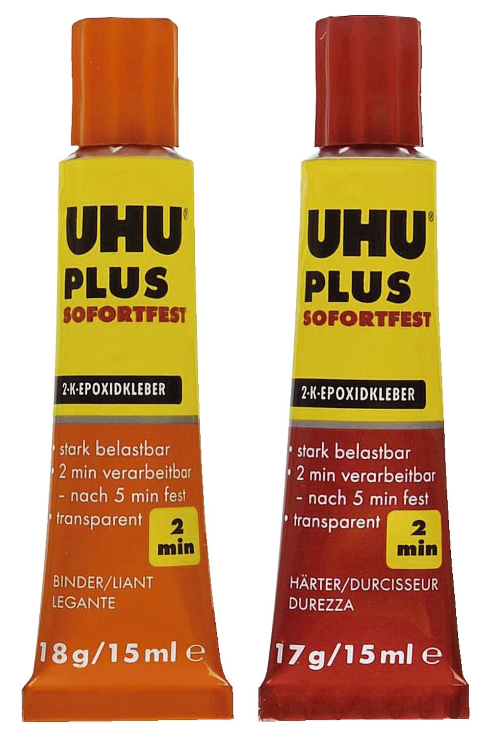 PLUS SOFORTFEST, 2-Komponenten-Epoxidharzkleber, ohne Lösungsmittel, 35 g PLUS SOFORTFEST, 2-Komponenten-Epoxidharzkleber, ohne Lösungsmittel, 35 g