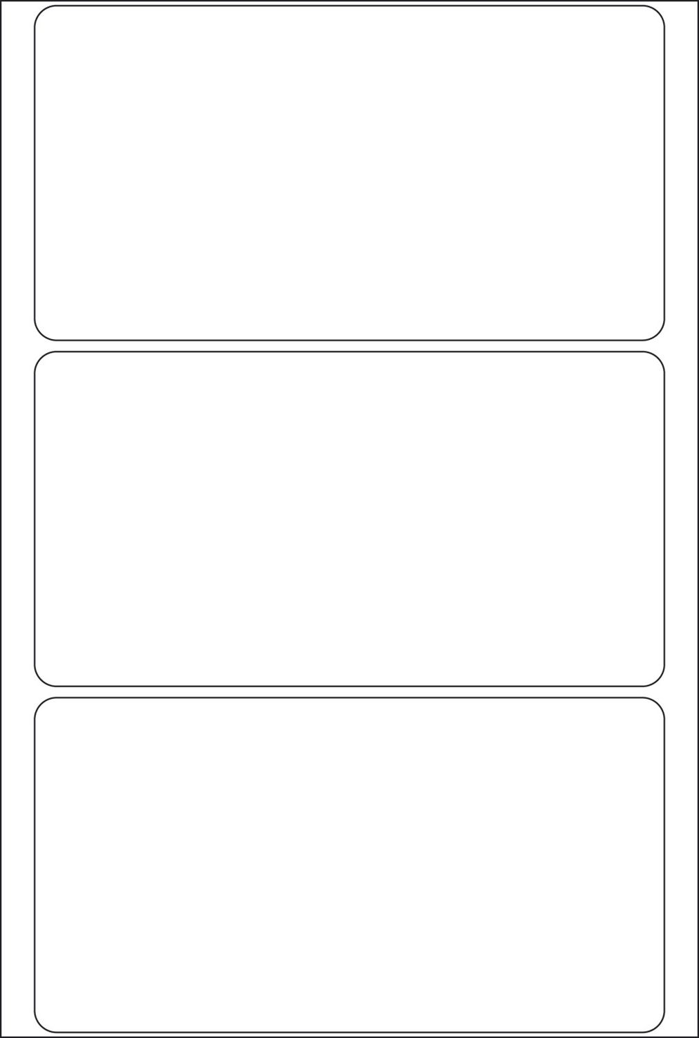 2500 Vielzwecketiketten - weiß, 52x100 mm, matt, 96 Stück