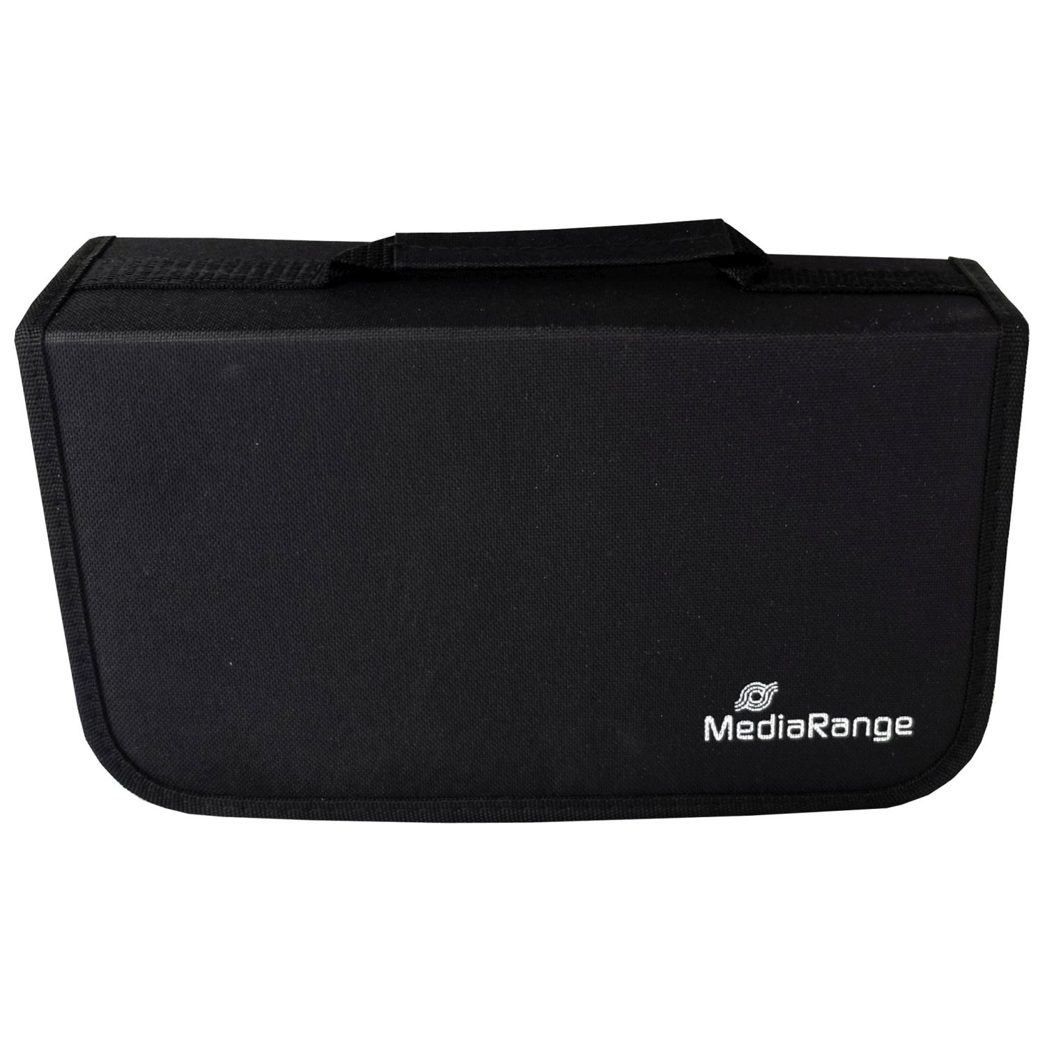 Archivierungsmappe für 96 Discs, Nylon, schwarz