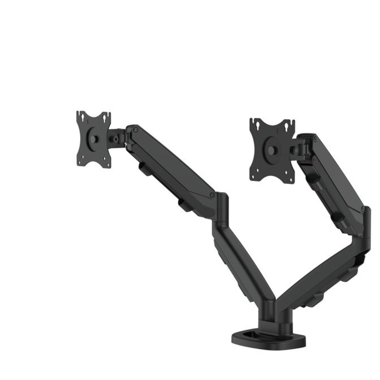 Eppa Series Doppel-Monitorarm - schwarz, 8 kg, Klemme oder Kabeldurchführung Eppa Series Doppel-Monitorarm - schwarz, 8 kg, Klemme oder Kabeldurchführung