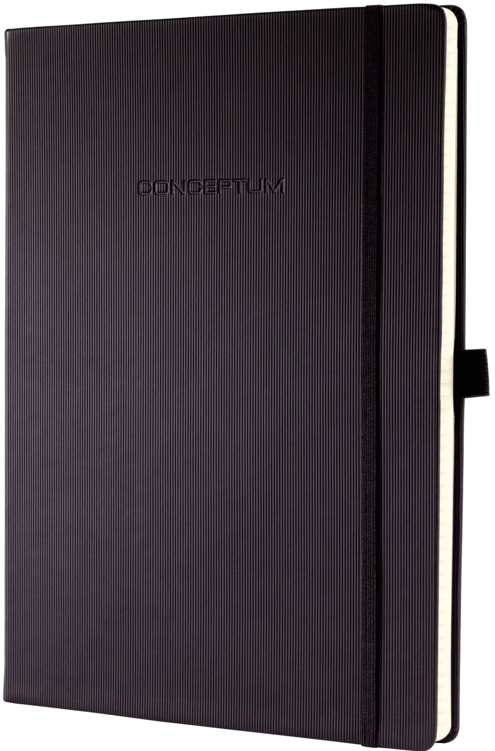 Notizbuch Conceptum - A4+, kariert, 194 Seiten, schwarz, Hardcover Notizbuch Conceptum - A4+, kariert, 194 Seiten, schwarz, Hardcover