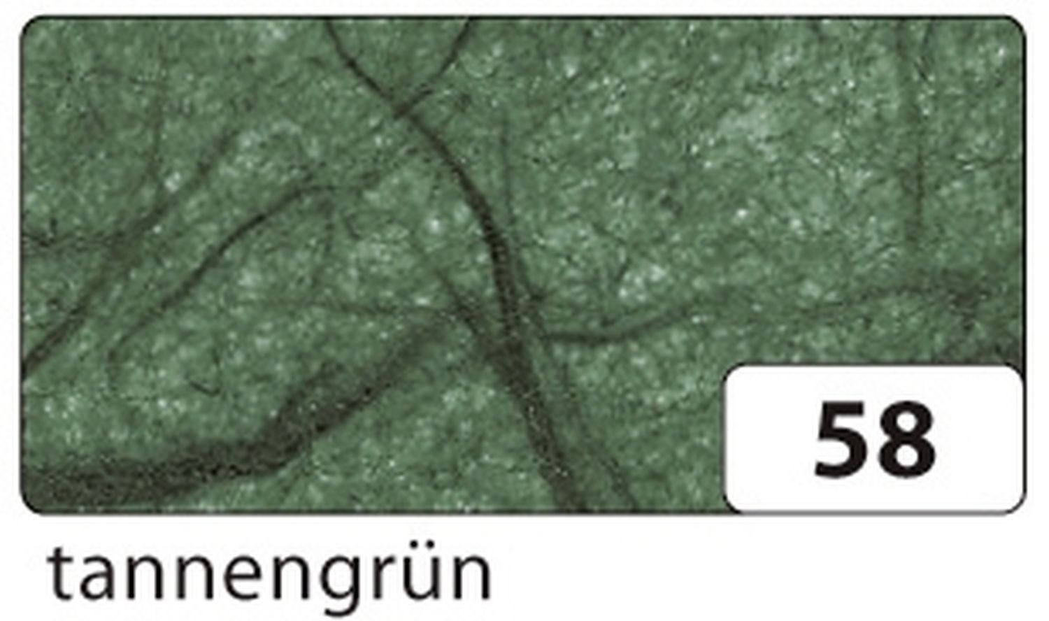 Strohseide - 47 x 64 cm, tannengrün Strohseide - 47 x 64 cm, tannengrün