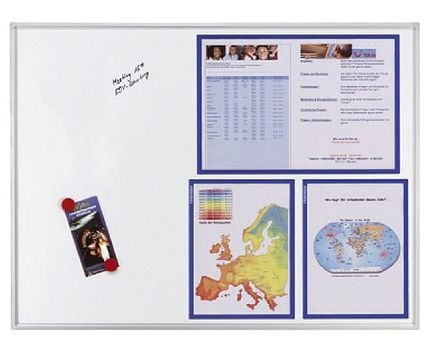 Schreibtafel ECO - 200 x 100 cm, lackiert