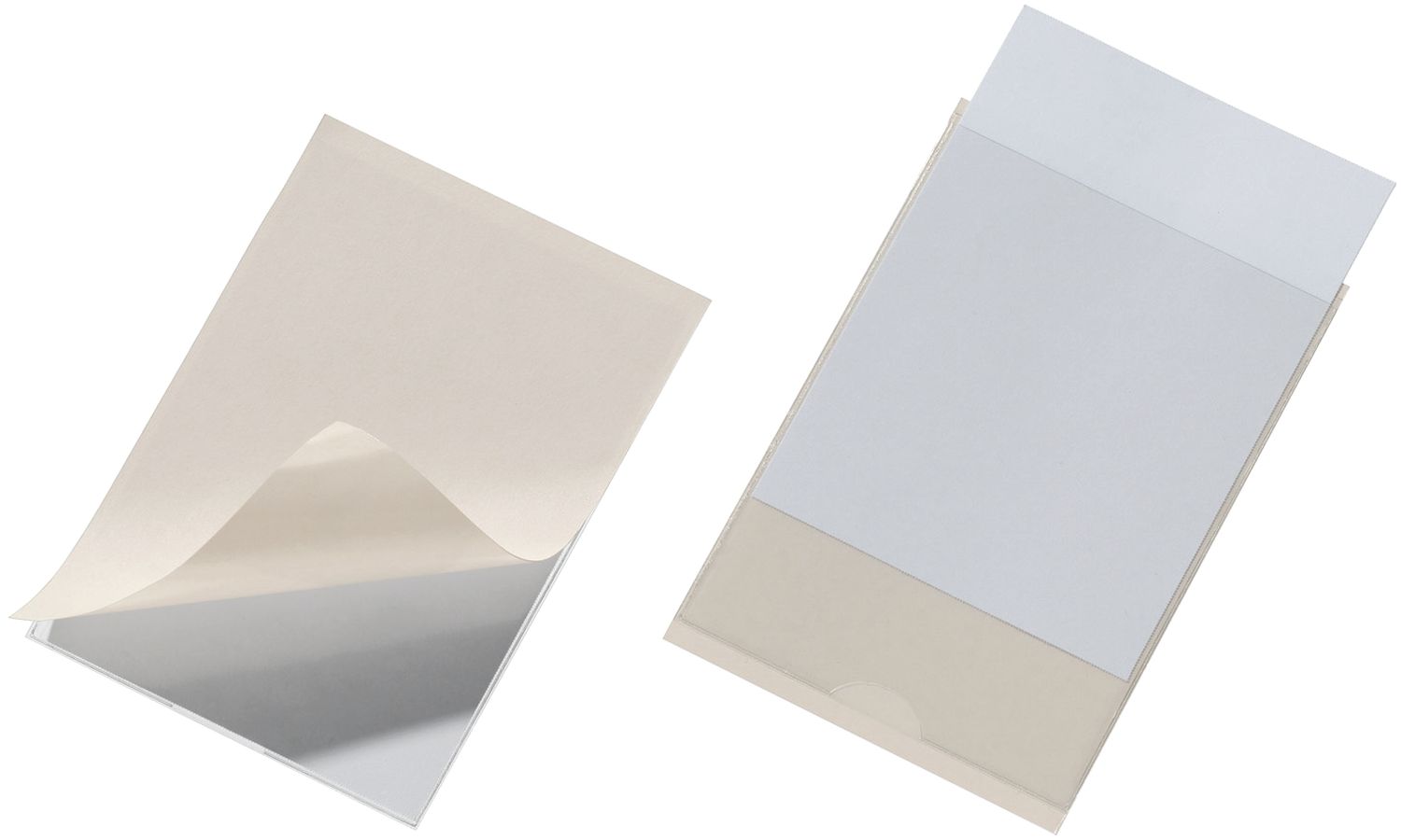Selbstklebetasche POCKETFIX® - 105x74 mm, seitlich offen, transparent, 10 Stück Selbstklebetasche POCKETFIX® - 105x74 mm, seitlich offen, transparent, 10 Stück