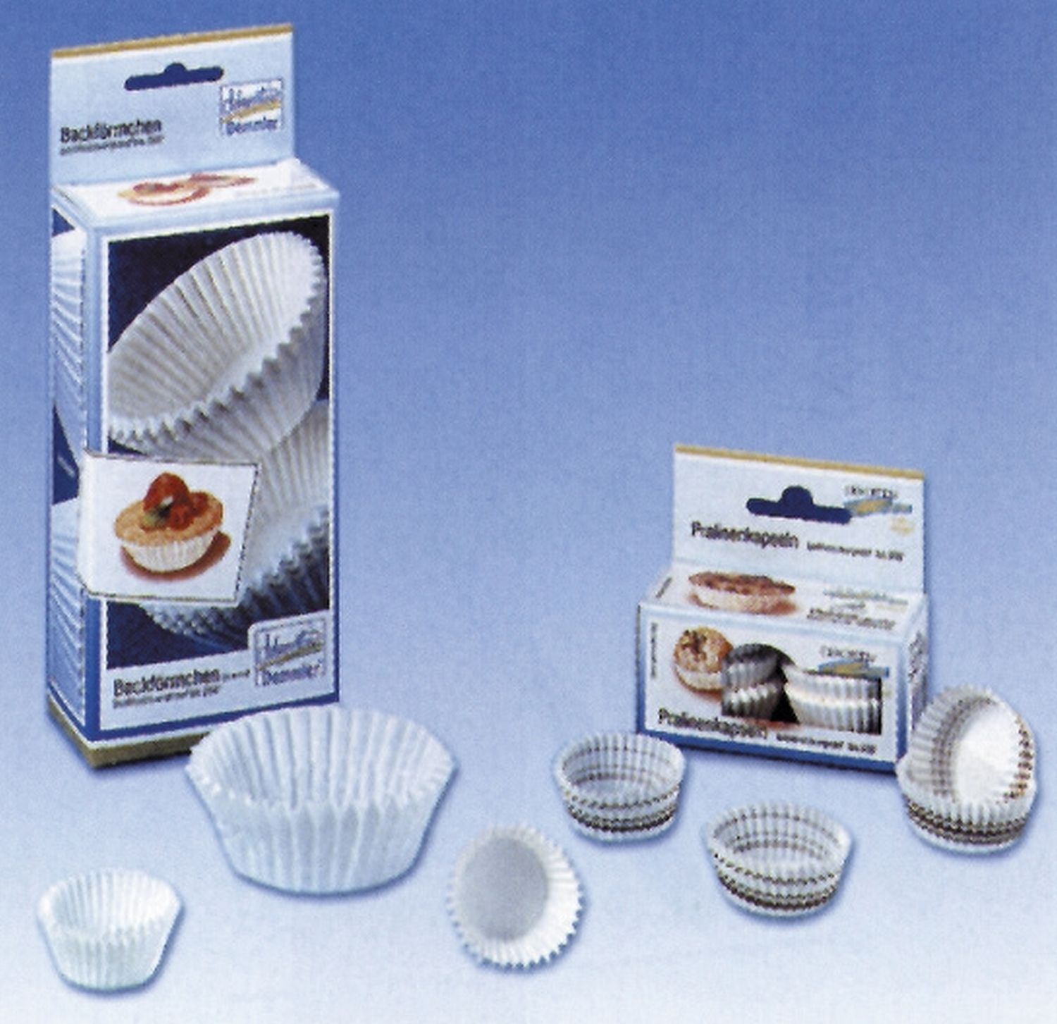 Back- und Pralinenförmchen - Ø 26 mm, weiß, 200 Stück Back- und Pralinenförmchen - Ø 26 mm, weiß, 200 Stück