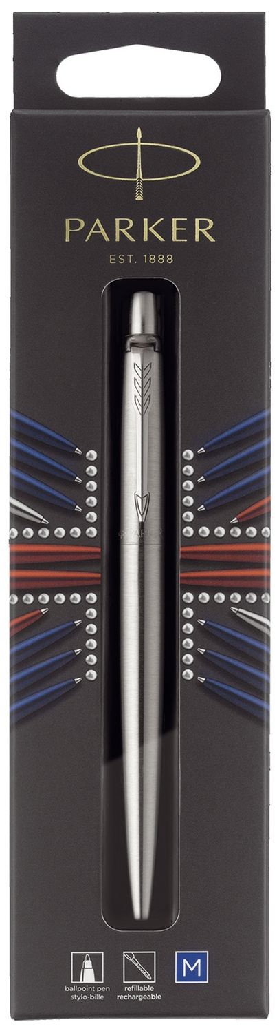 Kugelschreiber Jotter Edelstahl C.C. - M, Schreibfarbe blau, Blister Kugelschreiber Jotter Edelstahl C.C. - M, Schreibfarbe blau, Blister