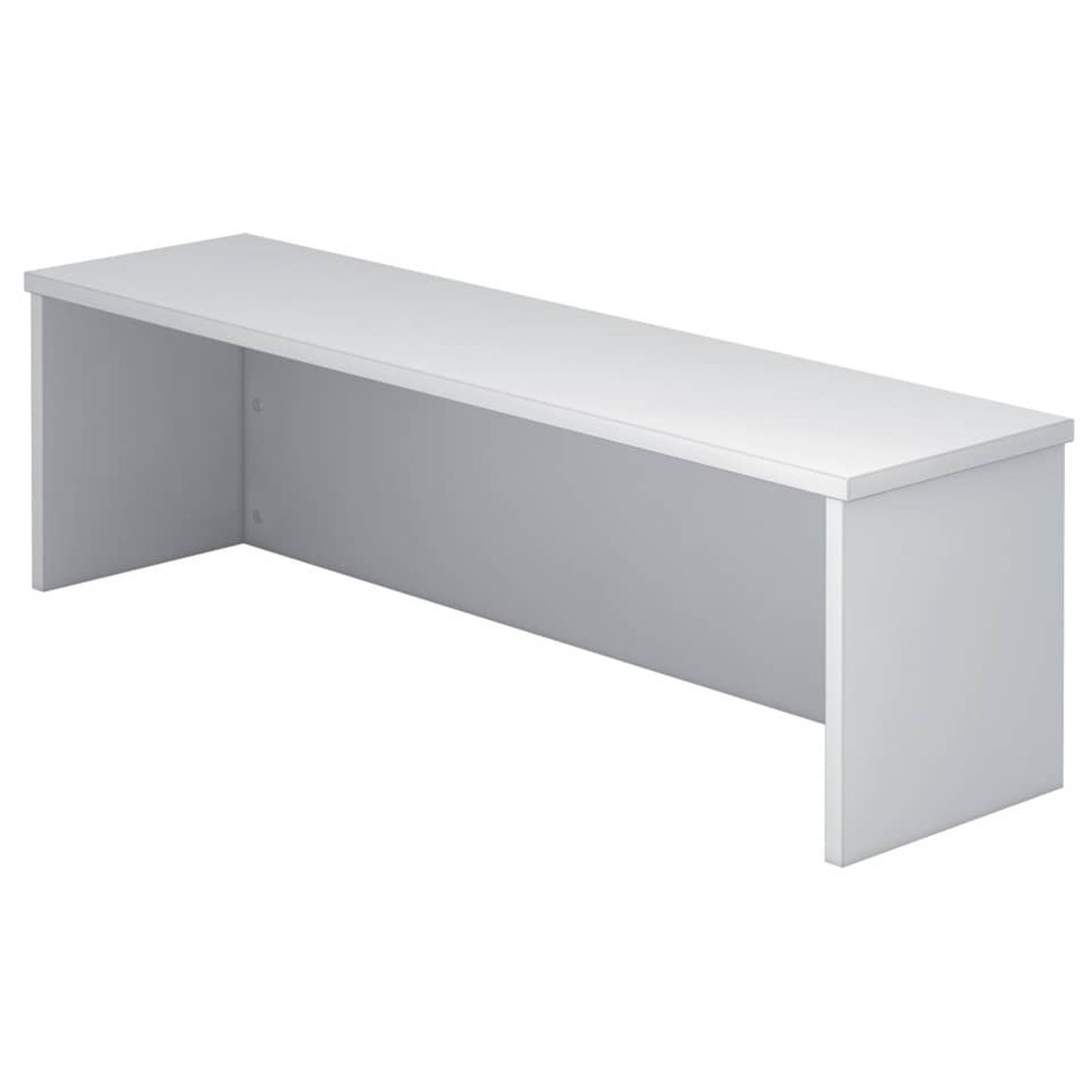 Thekenaufsatz für Schreibtisch - 120 cm, 1OH, Grau Thekenaufsatz für Schreibtisch - 120 cm, 1OH, Grau