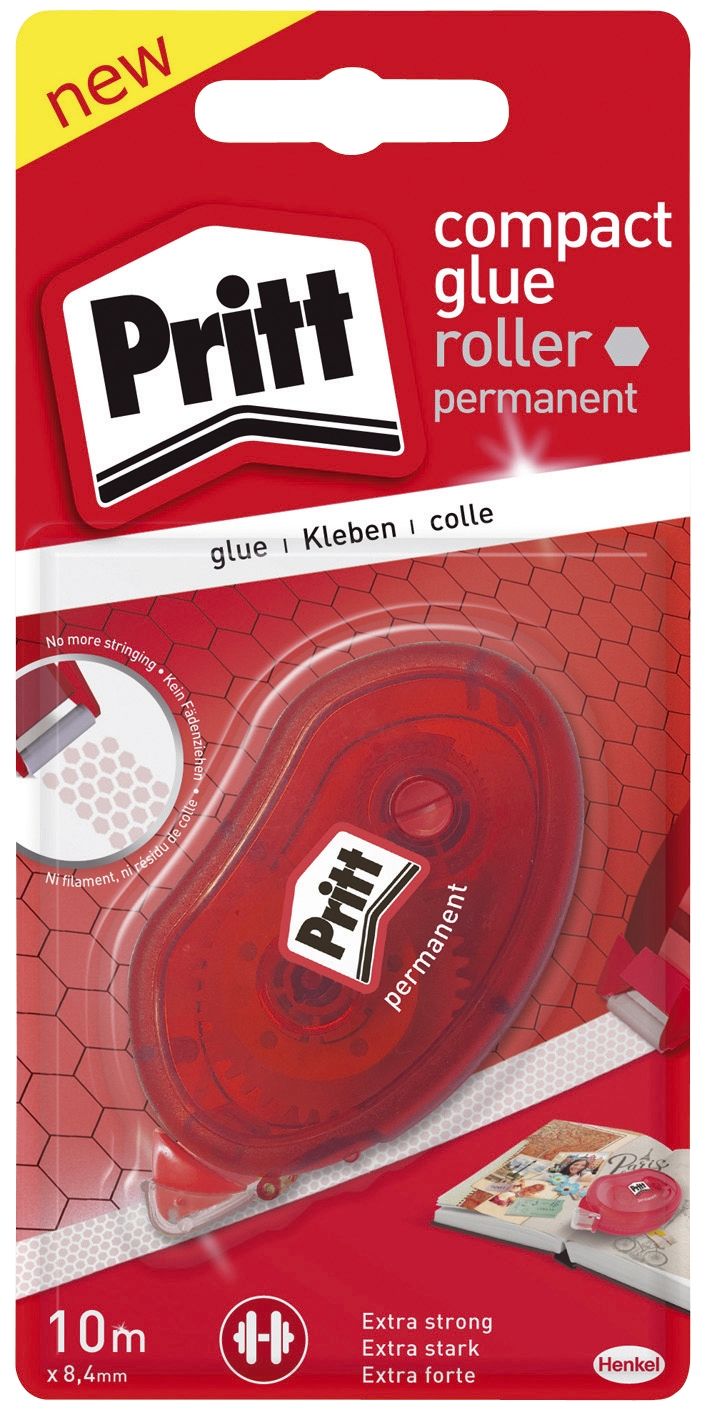 Kleberoller Compact - permanent, 10 m x 8,4 mm, Kleberoller Compact - permanent, 10 m x 8,4 mm,