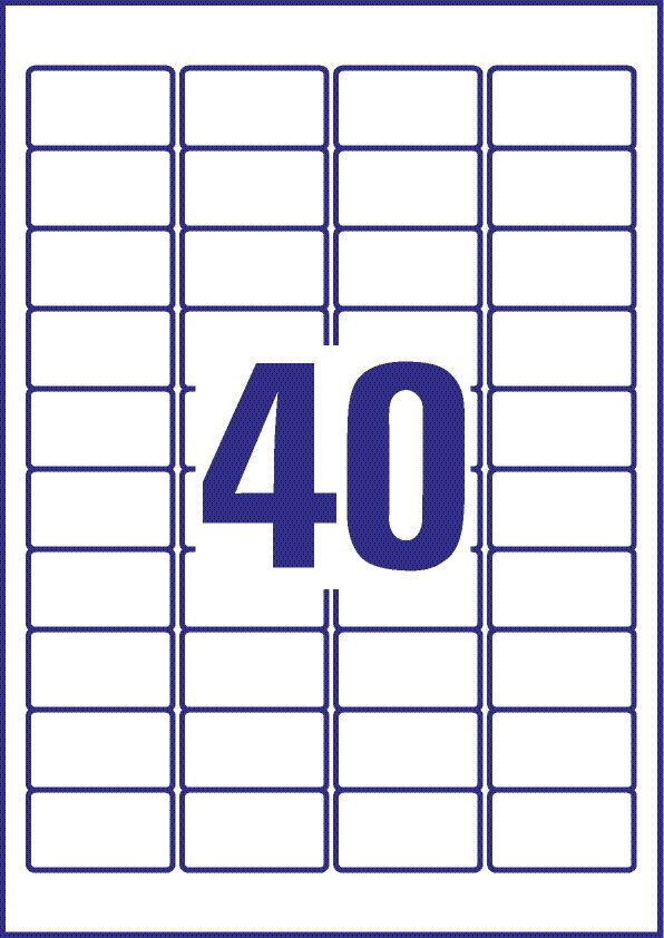L4770-25 Adress-Etiketten (A4, 1.000 Stück, 45,7 x 25,4 mm) 25 Blatt transparent L4770-25 Adress-Etiketten (A4, 1.000 Stück, 45,7 x 25,4 mm) 25 Blatt transparent