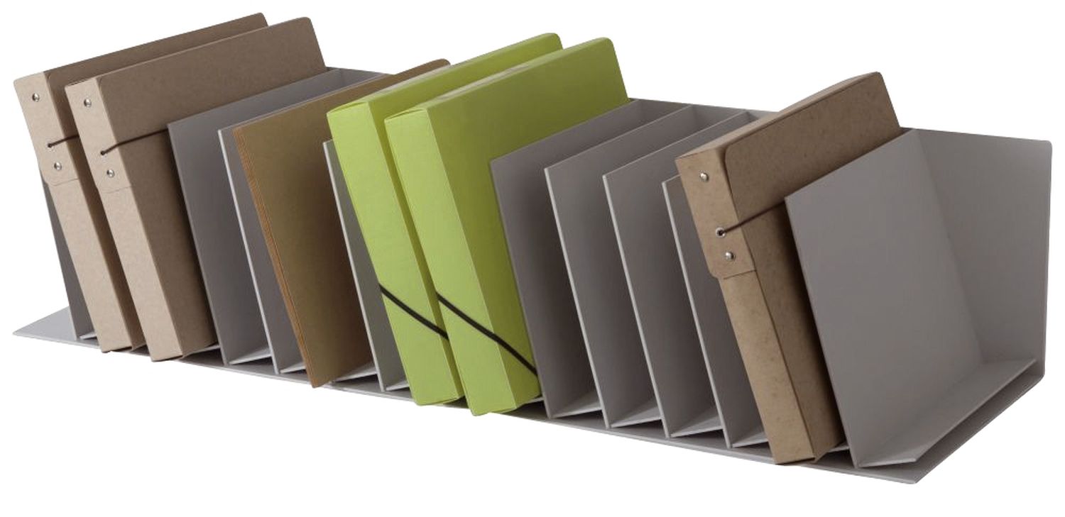 Schrägablage für Rollladenschrank easyOffice grau Schrägablage für Rollladenschrank easyOffice grau