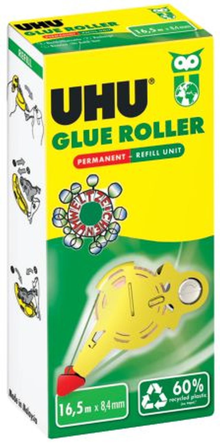 Kleberoller-Nachfüllkassette - permanent, 16,5 m x 8,4 mm Kleberoller-Nachfüllkassette - permanent, 16,5 m x 8,4 mm