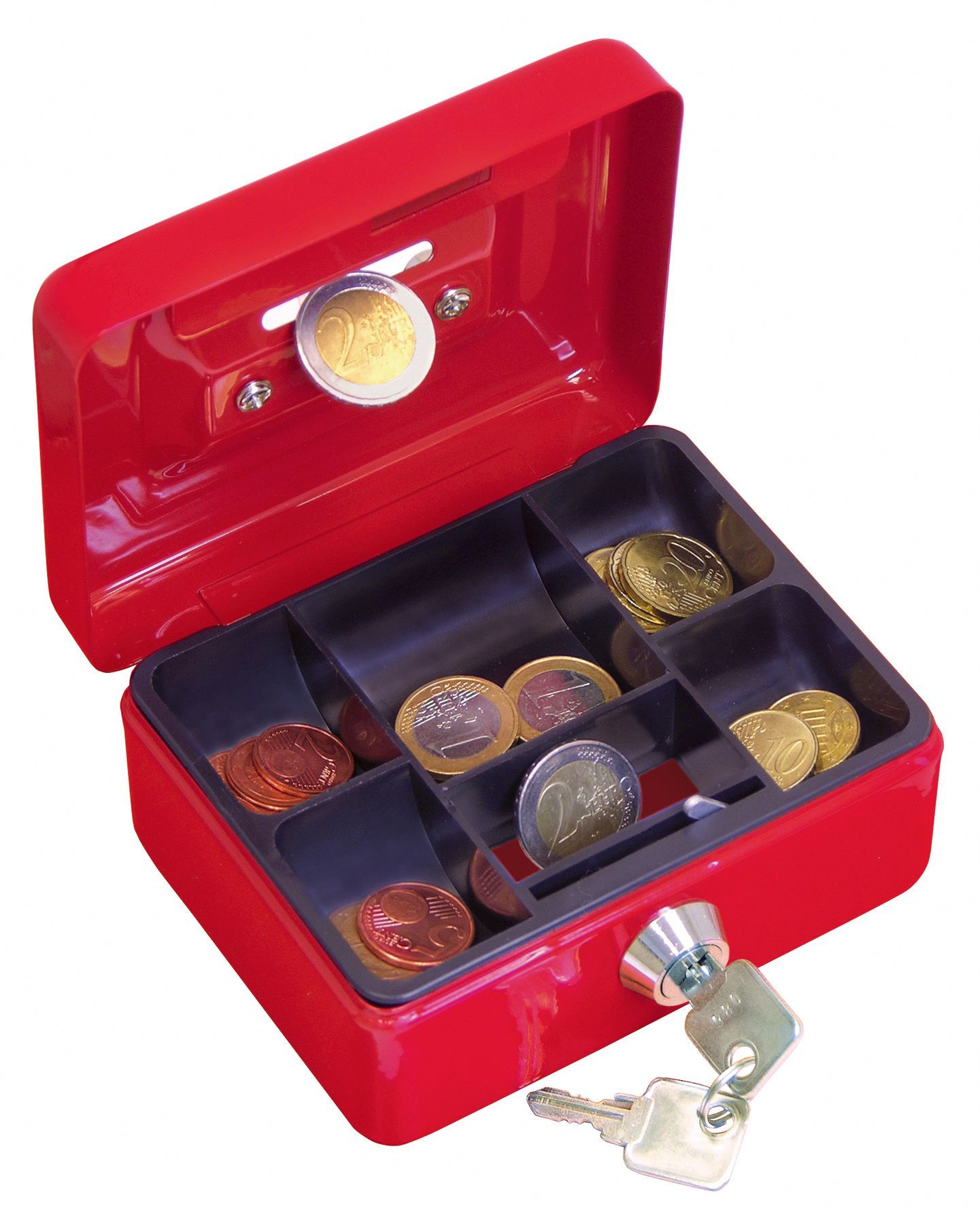 Kindergeldkassette - 12,5 x 6,3 x 9,5 cm, farbig sortiert Kindergeldkassette - 12,5 x 6,3 x 9,5 cm, farbig sortiert