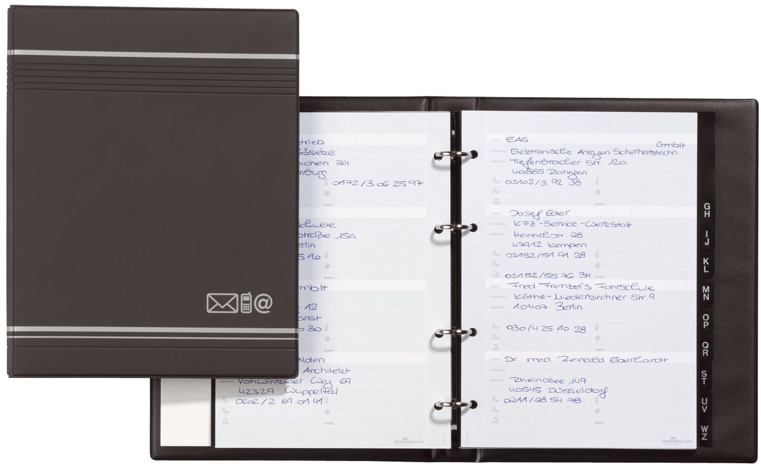 Telefonringbuch TELINDEX® - A5, 175 x 230 mm, anthrazit Telefonringbuch TELINDEX® - A5, 175 x 230 mm, anthrazit
