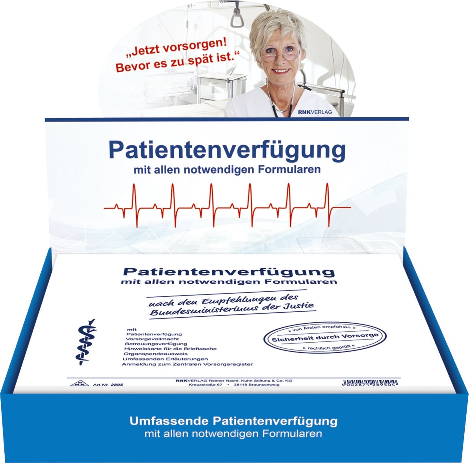 Patientenverfügung mit allen notwendigen Formularen, A4 Patientenverfügung mit allen notwendigen Formularen, A4