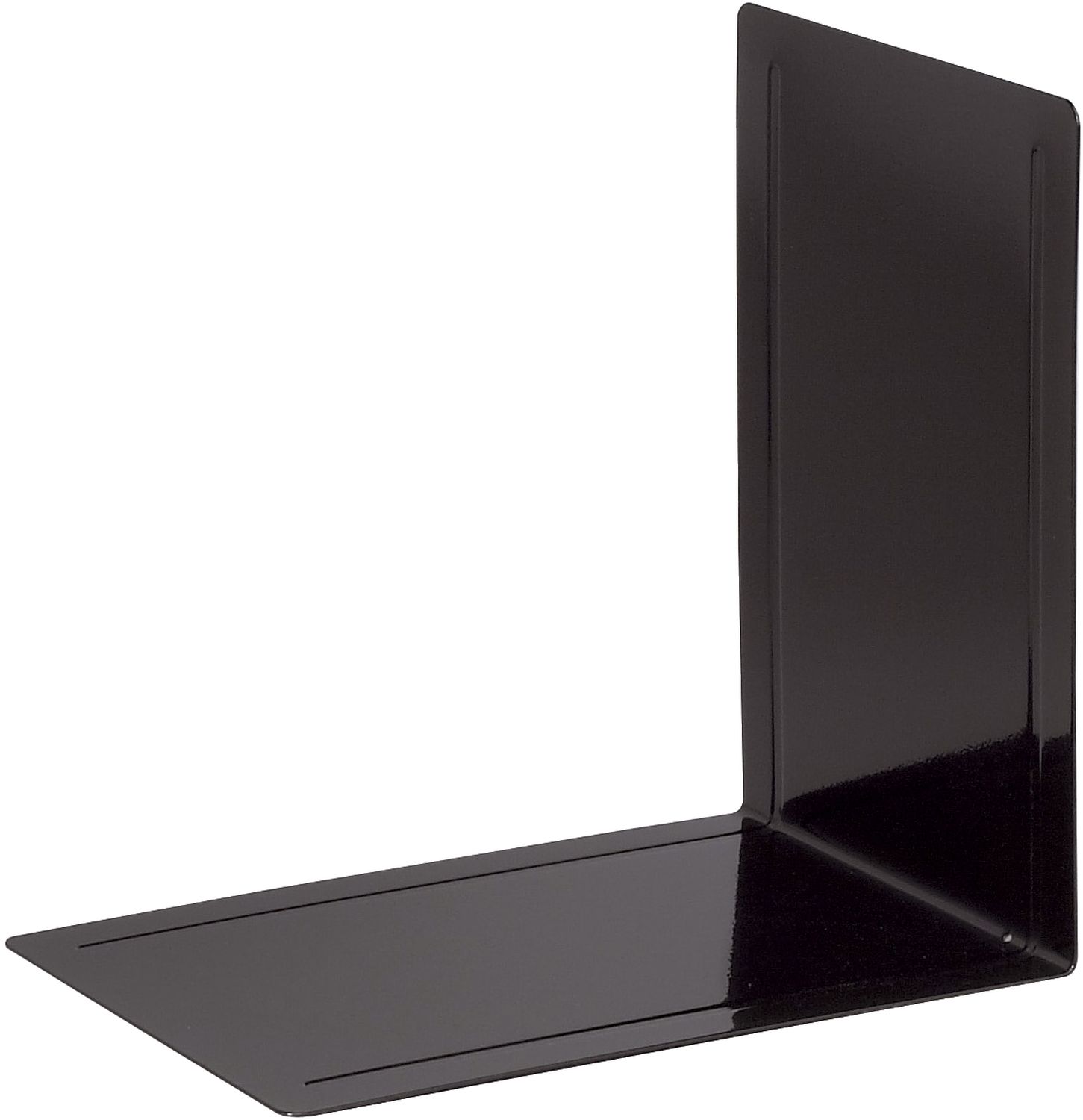 Buchstütze Registraturstützen, metall, 168 x 240 x 240 mm, schwarz Buchstütze Registraturstützen, metall, 168 x 240 x 240 mm, schwarz